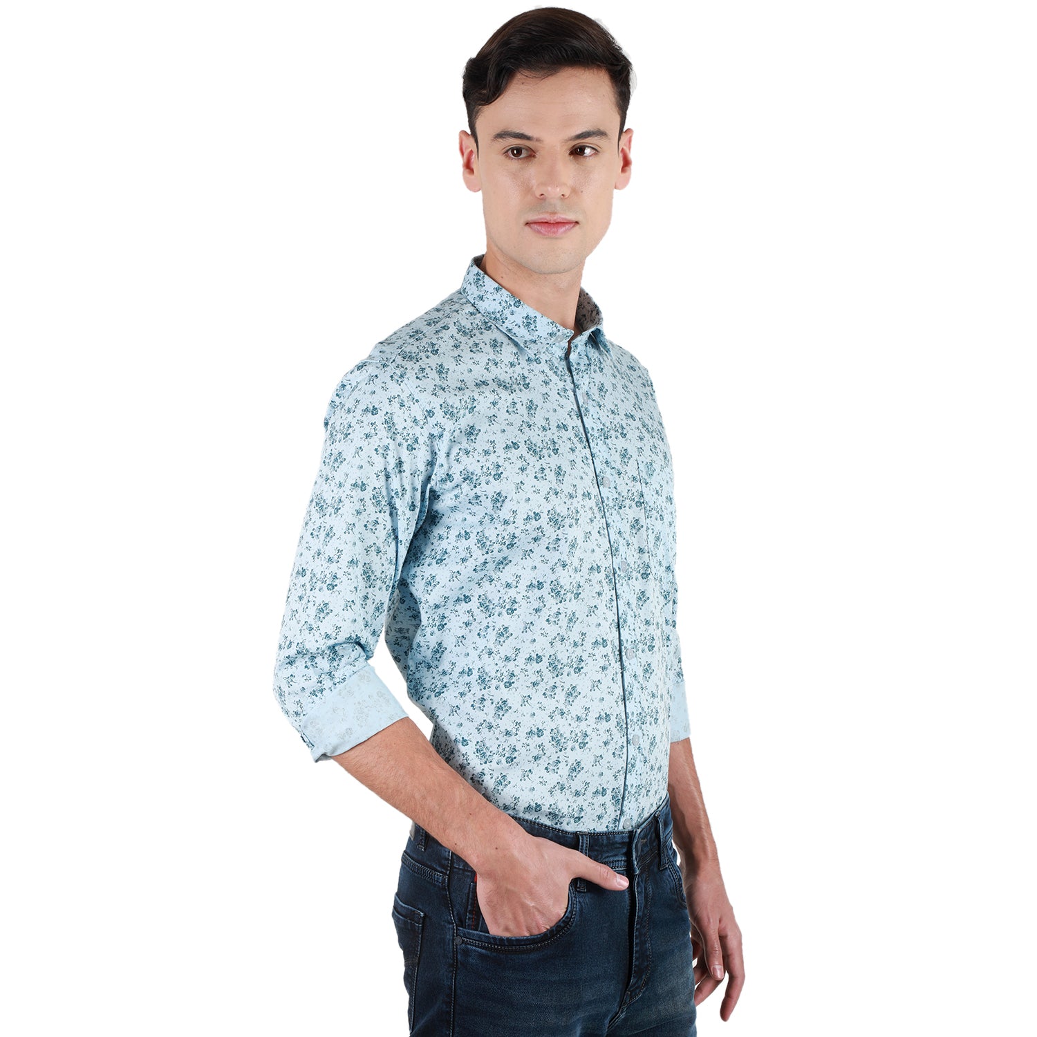 Duke Stardust Men Full Sleeve Cotton Shirt (SDO7PRTH)
