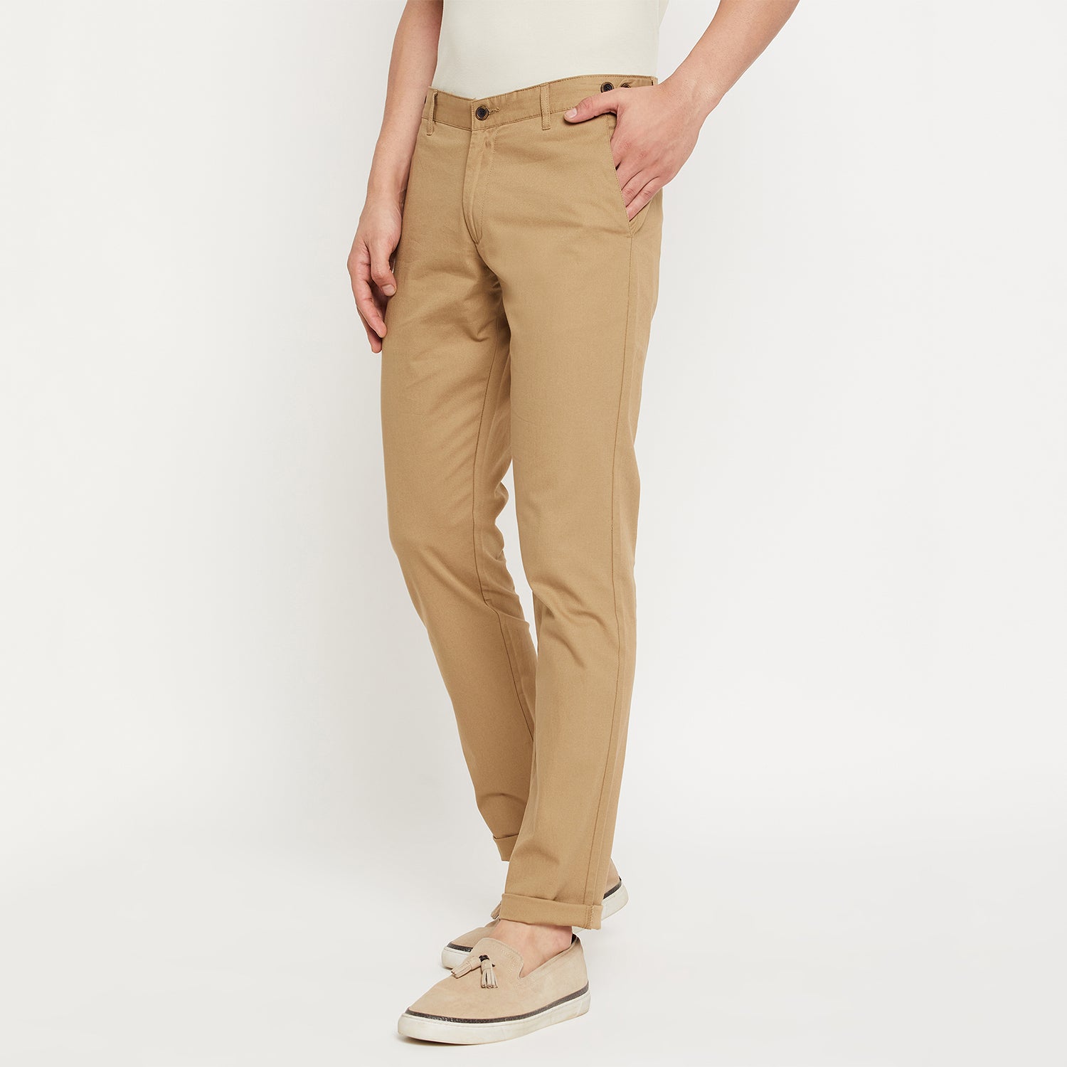 Duke Urban Men Slim Fit Cotton Trousers (SDT4597)