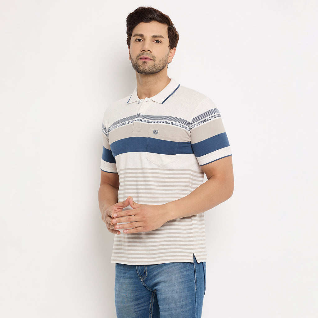 Duke Stardust Men Half Sleeve Cotton T-shirt (LF7212)