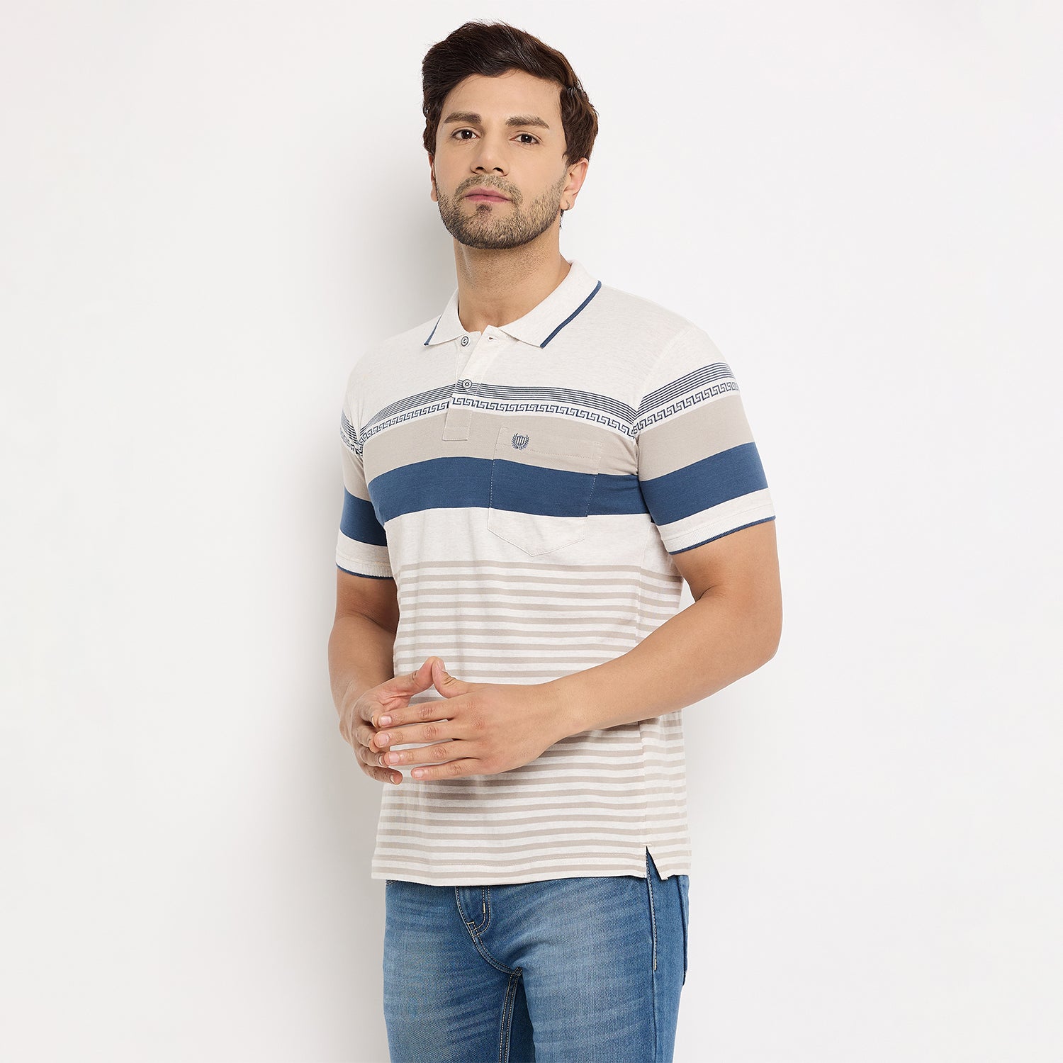 Duke Stardust Men Half Sleeve Cotton T-shirt (LF7212)