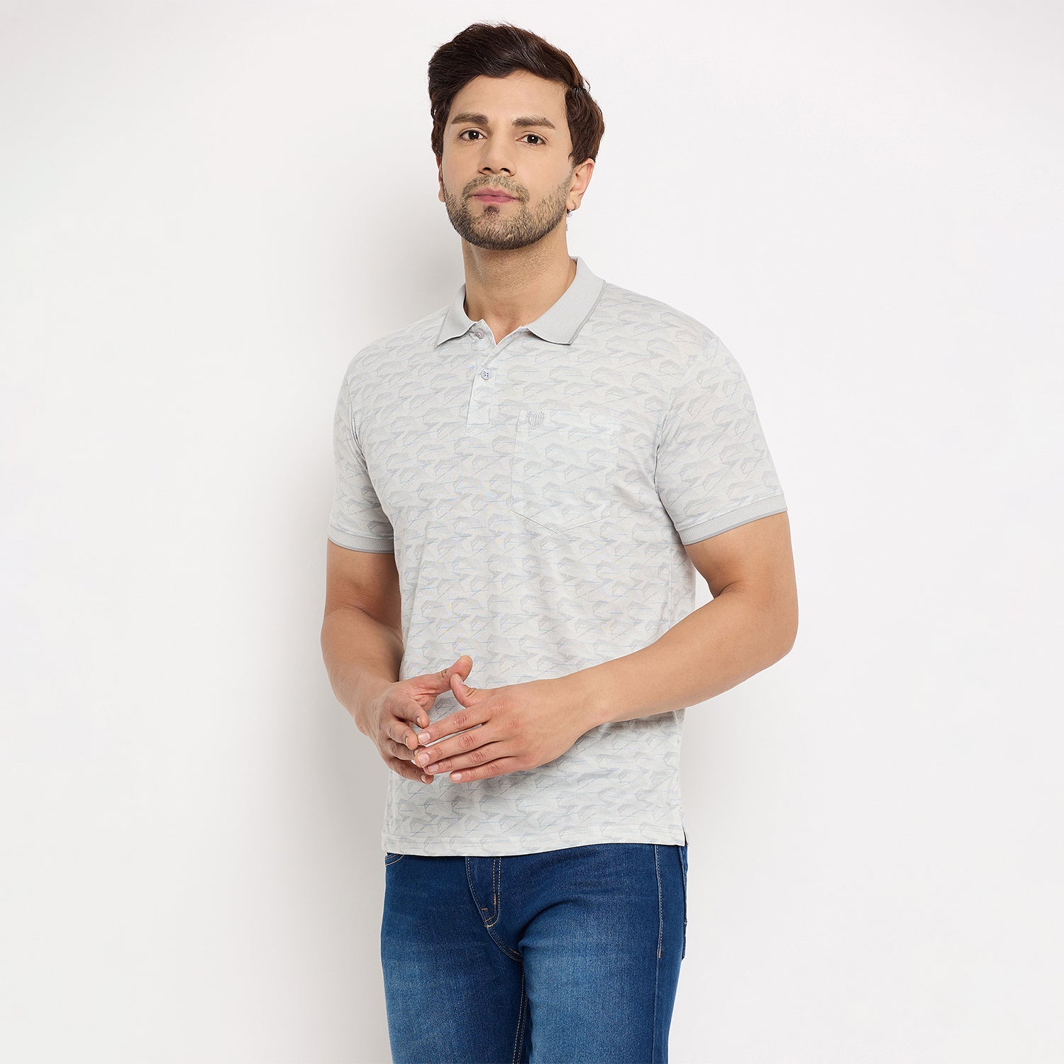 Duke Urban Men Half Sleeve Cotton T-shirt (LF7313)