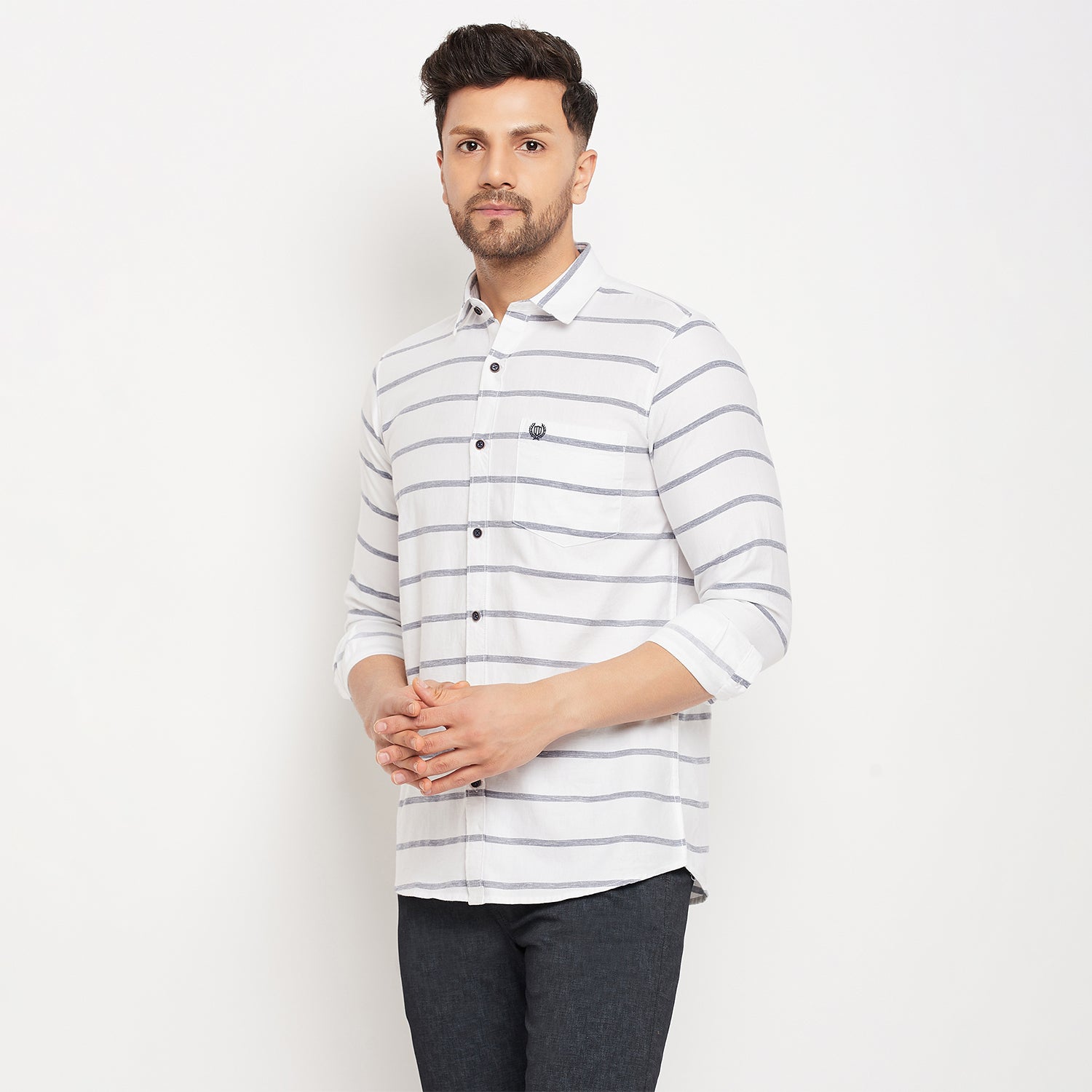 Duke Stardust Men Full Sleeve Cotton Shirt (SDO6CKR)