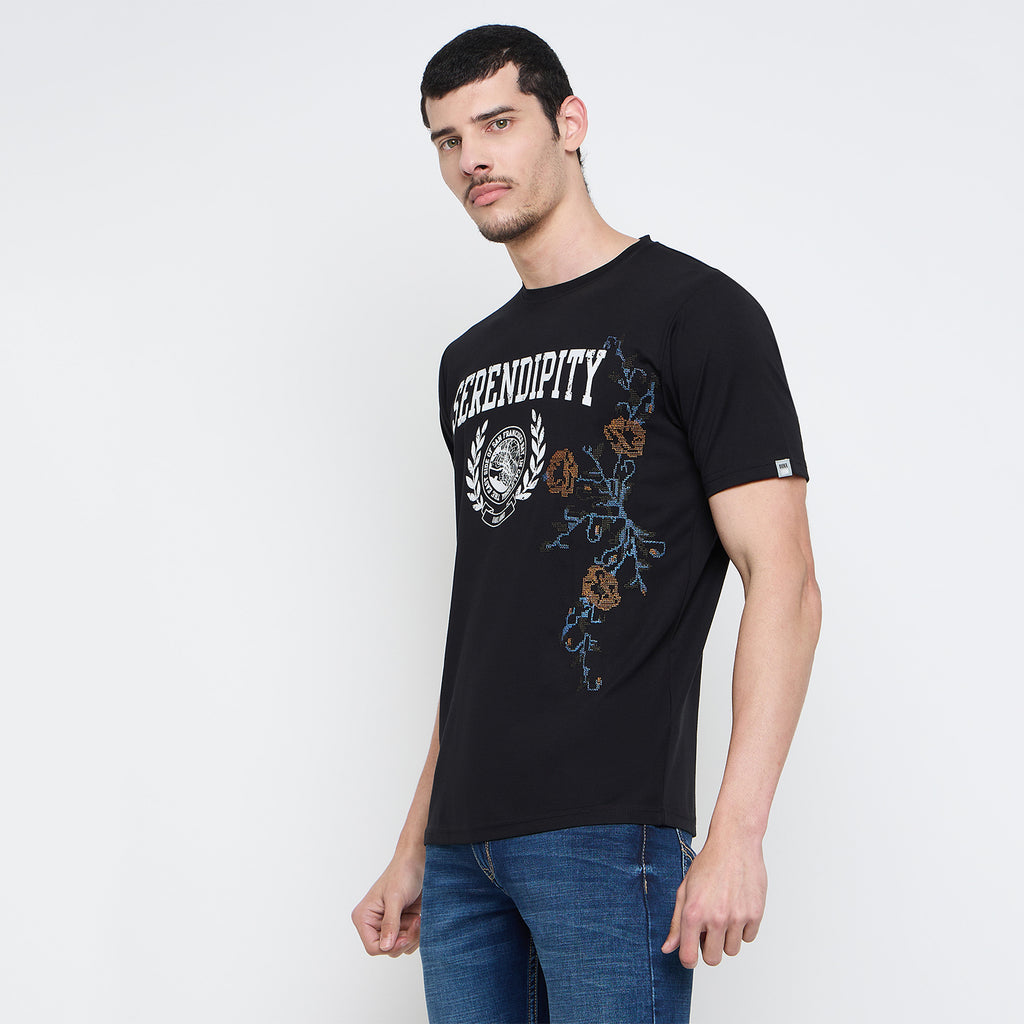 Duke Urban Men Half Sleeve Cotton Round Neck Tshirt (LF7544)