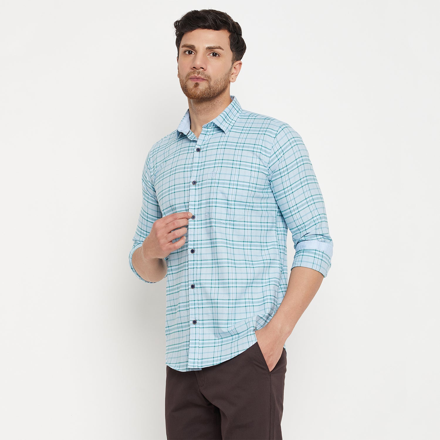 Duke Urban Men Full Sleeve Cotton Shirt (SDO5CKOS)