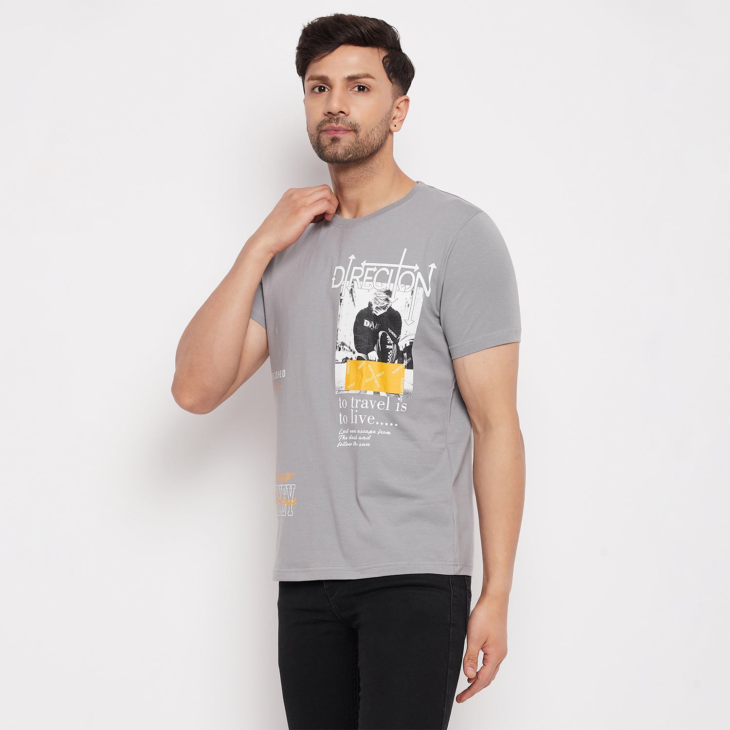 Duke Stardust Men Round Neck Half Sleeve Cotton T-shirt (1023)