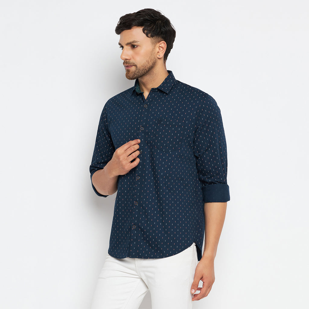 Duke Stardust Men Full Sleeve Cotton Shirt (SDO5PRT)