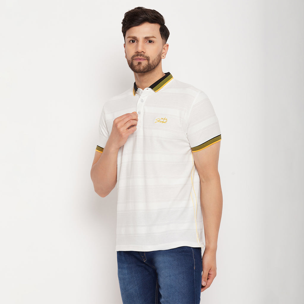 Duke Stardust Men Half Sleeve Cotton T-shirt (LF5836)