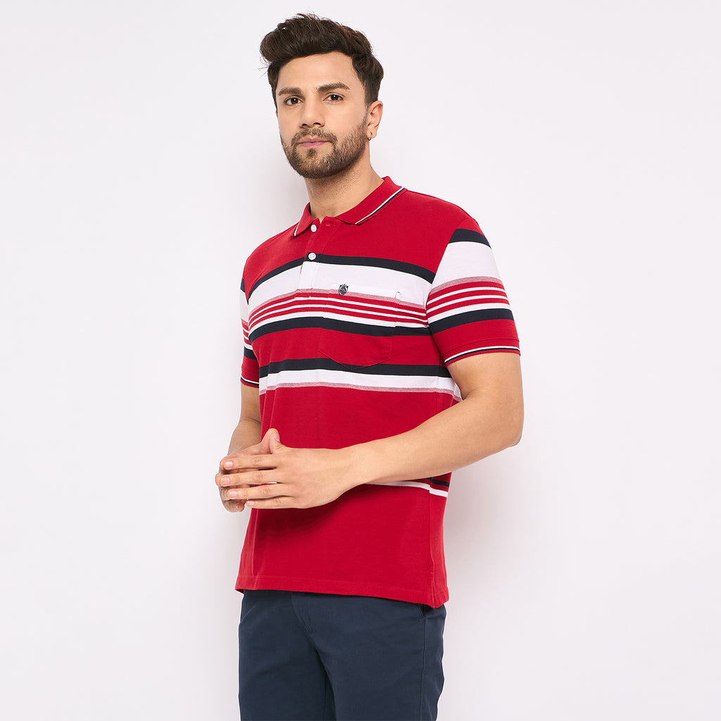 Duke Urban Men Half Sleeve Cotton T-shirt (LF7188)