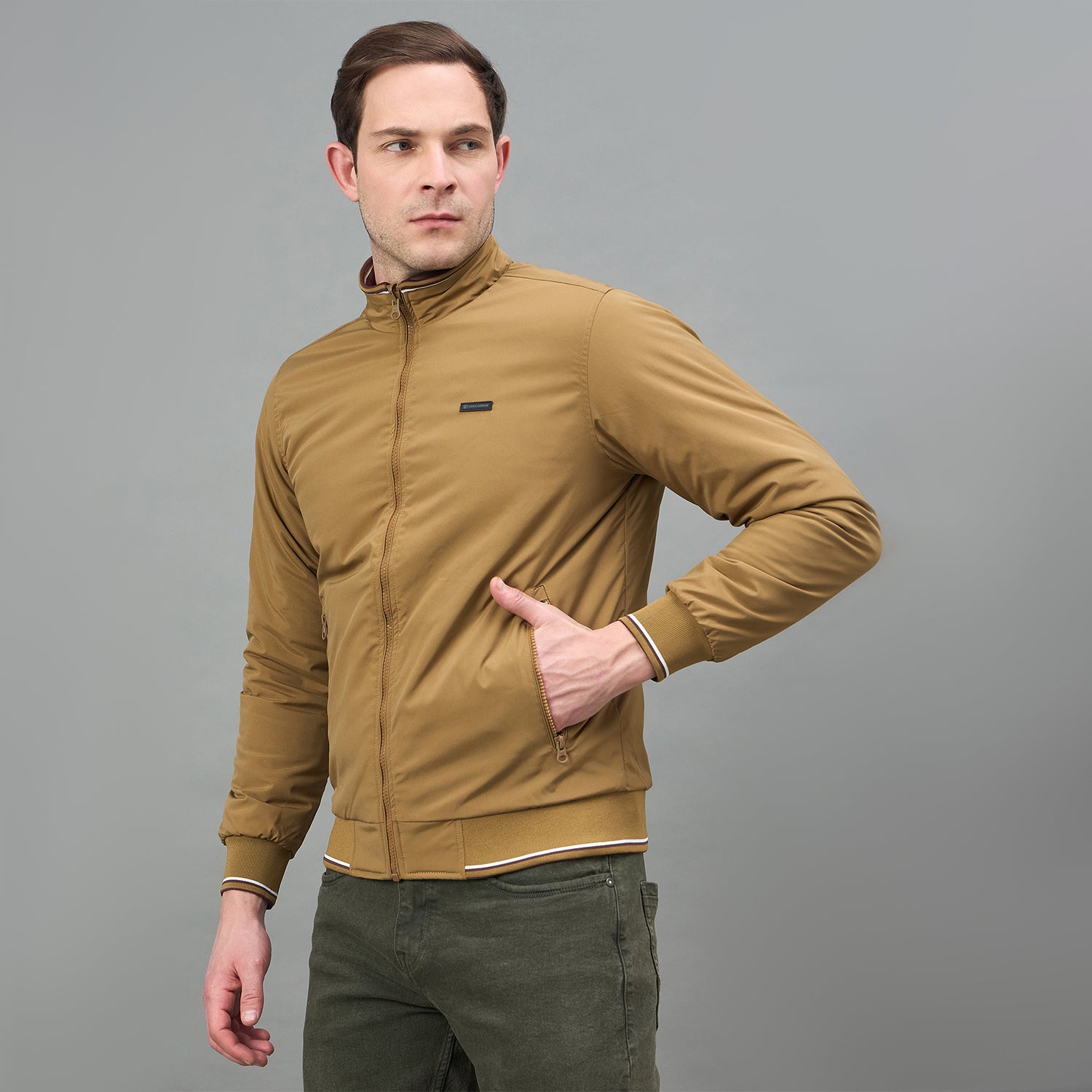 Duke Urban Men Full Sleeve High Neck Reversible Jacket (SDZ3149)