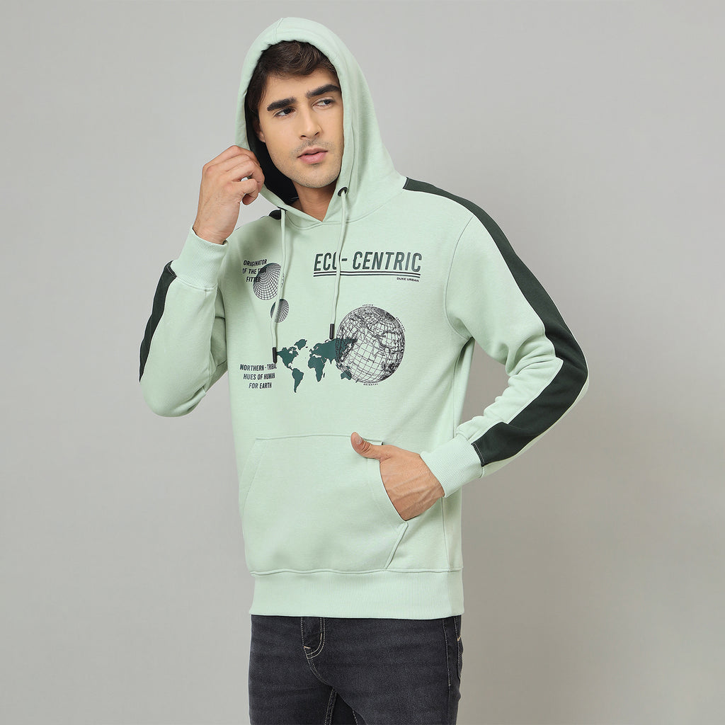Duke Urban Men Hooded Regular Sweatshirt (LF6353)