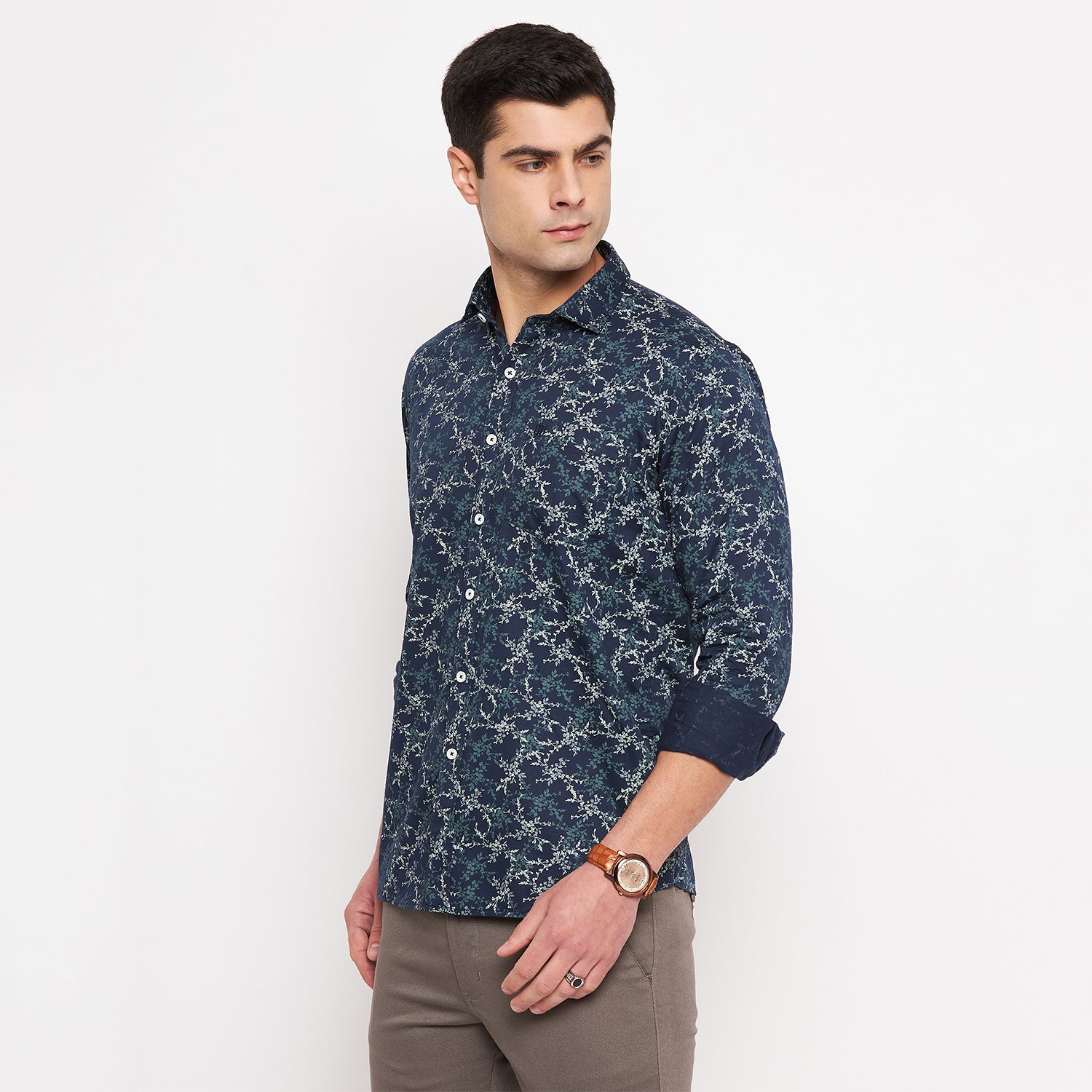 Duke Urban Men Full Sleeve Cotton Shirt (SDO8PRSP)