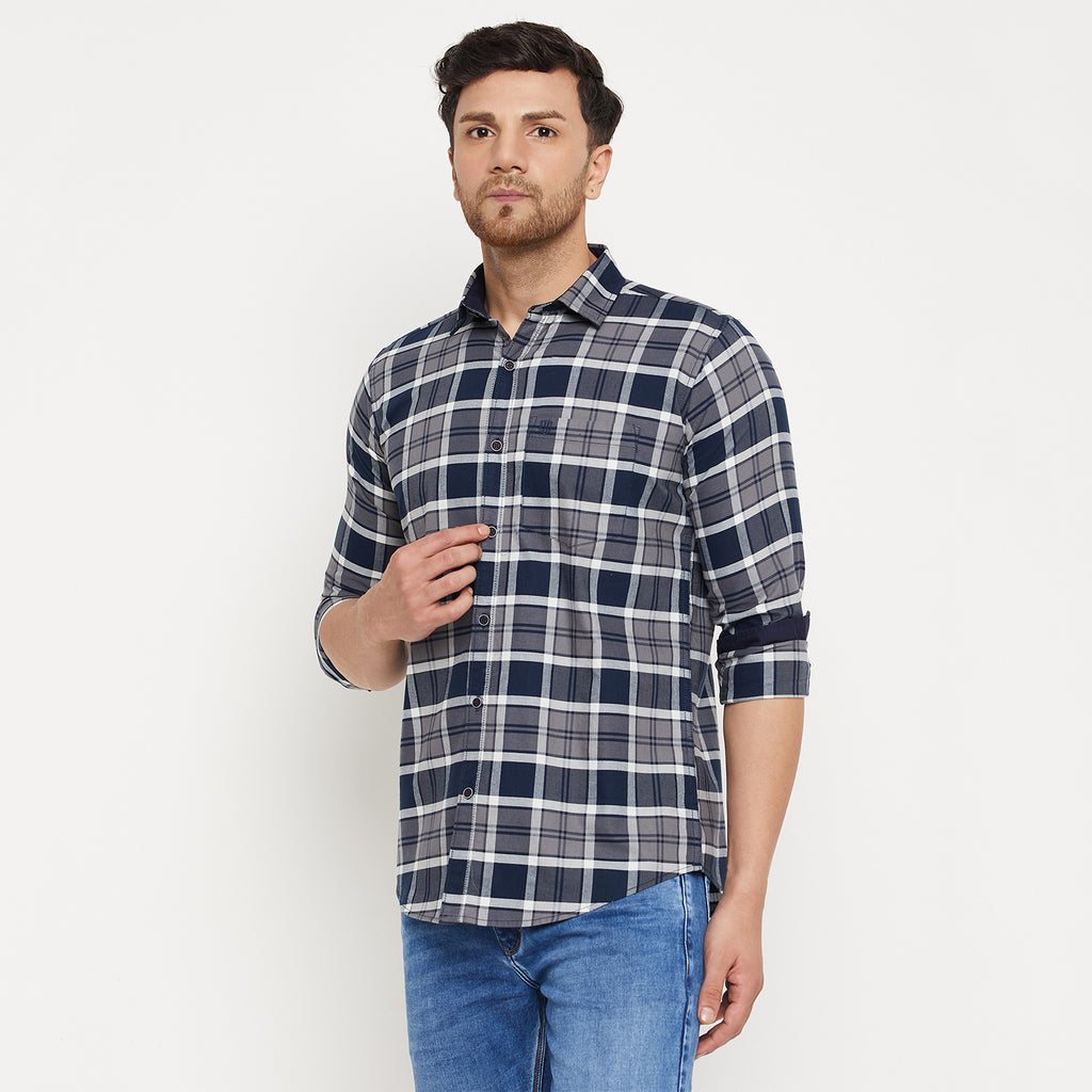 Duke Urban Men Full Sleeve Cotton Shirt (SDO5CKOM)