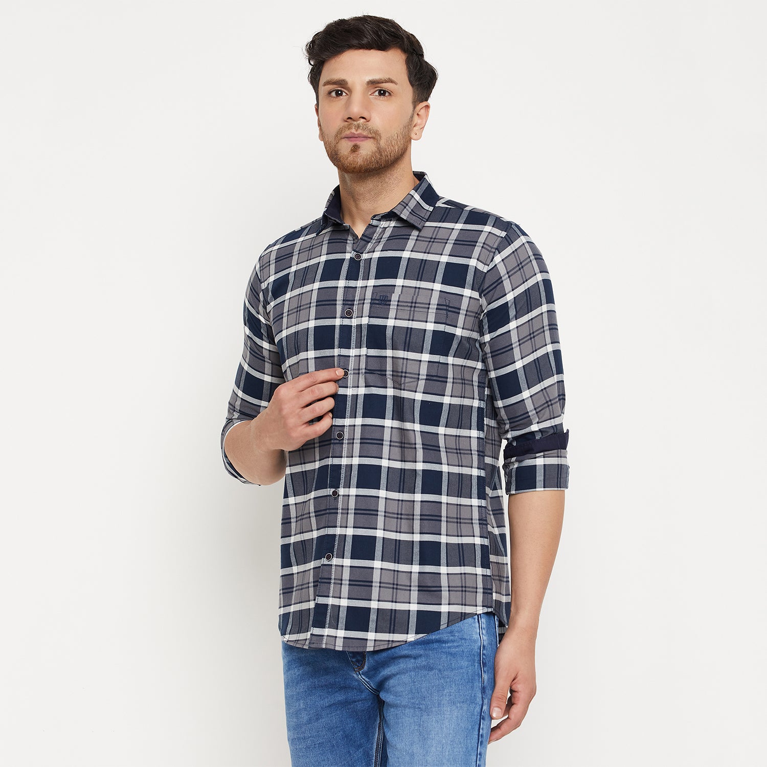 Duke Urban Men Full Sleeve Cotton Shirt (SDO5CKOM)