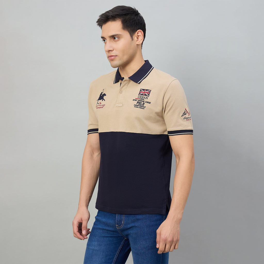 Duke Men Half Sleeve Cotton Regualr Fit Casual T-shirt (LF7975)