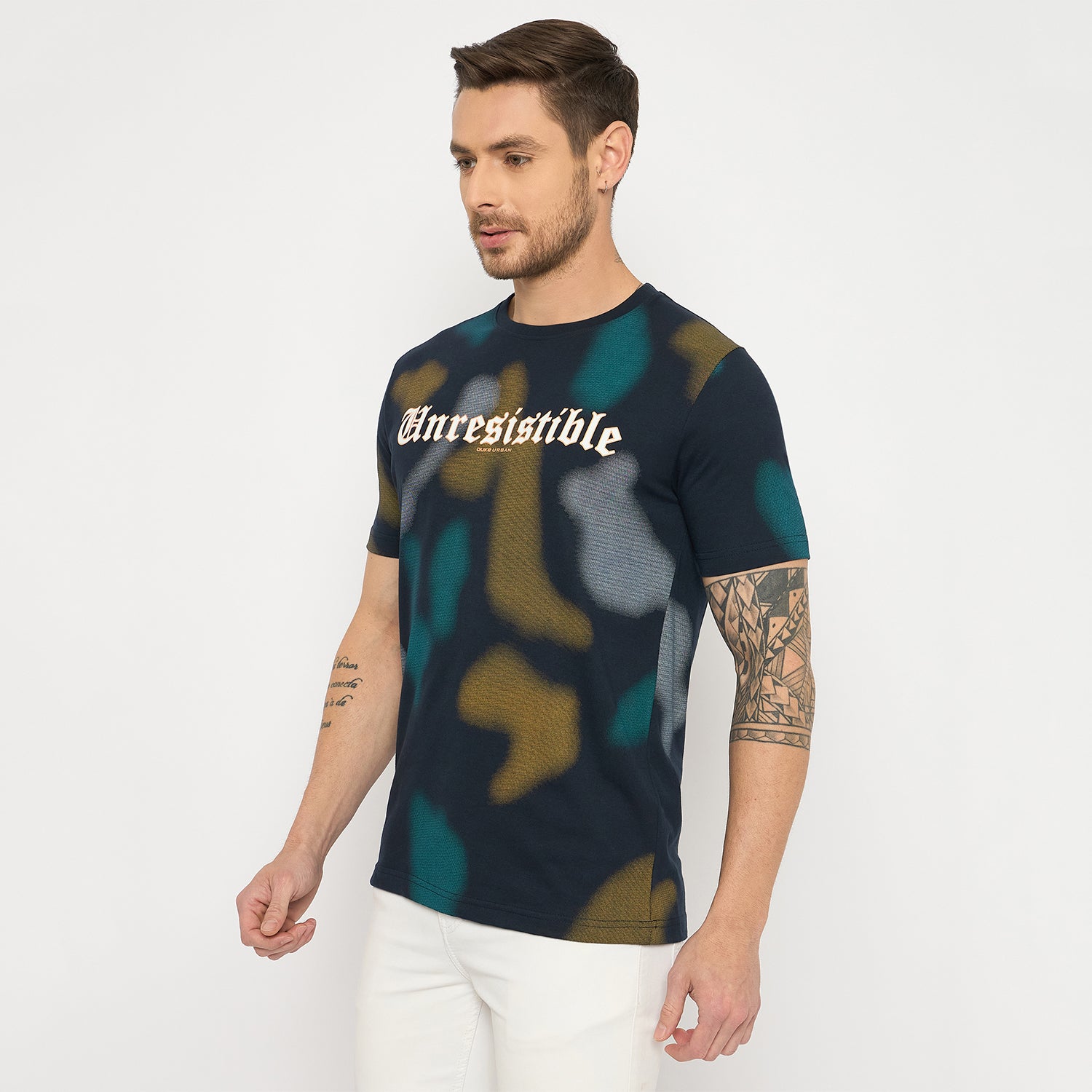 Duke Urban Men Half Sleeve Cotton Tshirt (LF7417)