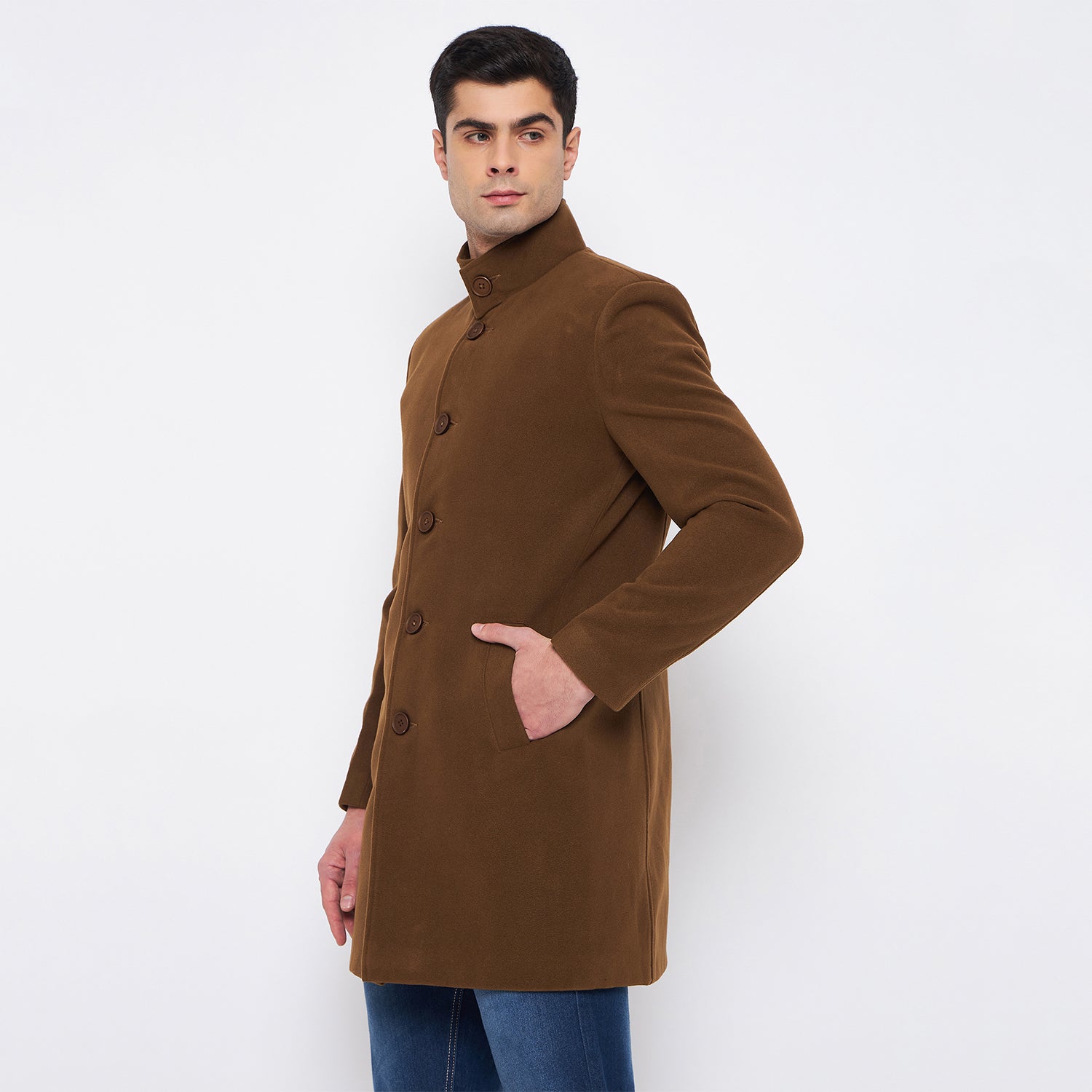 Duke Urban Men Full Sleeve Long Coat (SDZ3099)