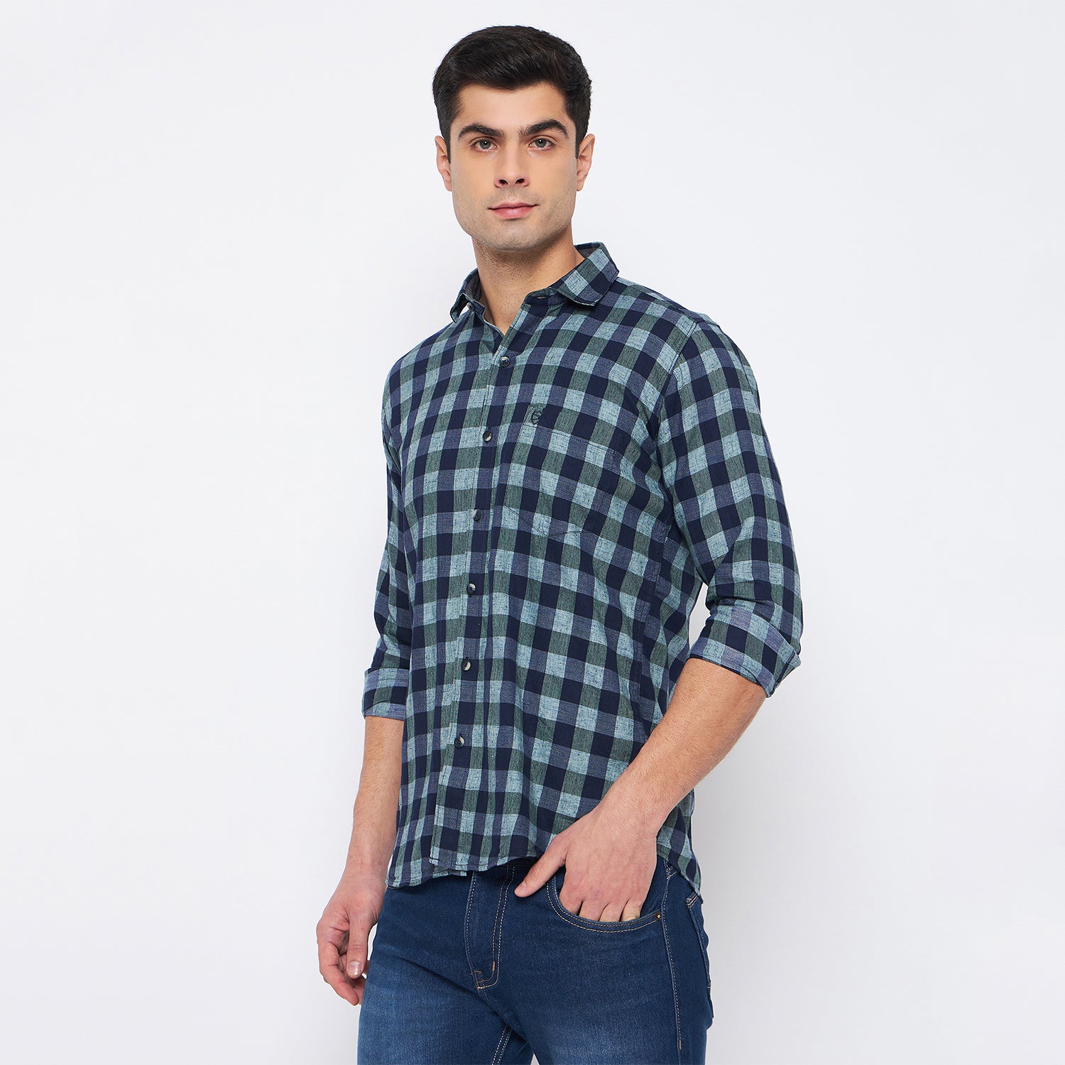 Duke Stardust Men Full Sleeve Cotton Shirt (SD8CKLA)