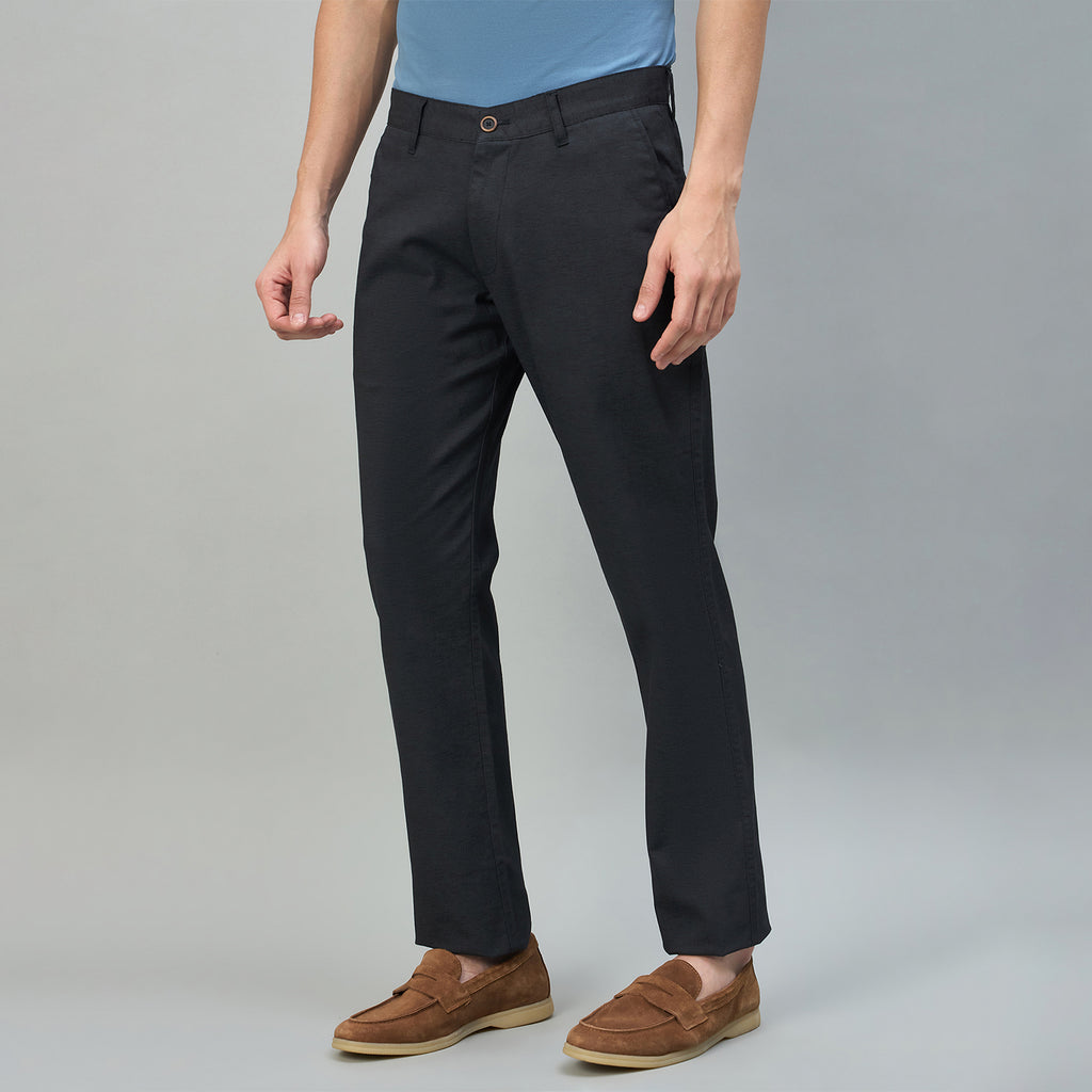 Duke Urban Men Flatfront Narrowfit Non-denim Casual Trouser (SDT4647)