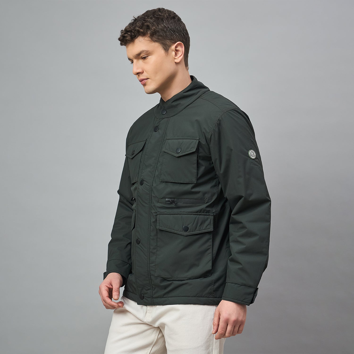 Duke Urban Men Full Sleeve Regular Bomber Jacket (SDZ4070)