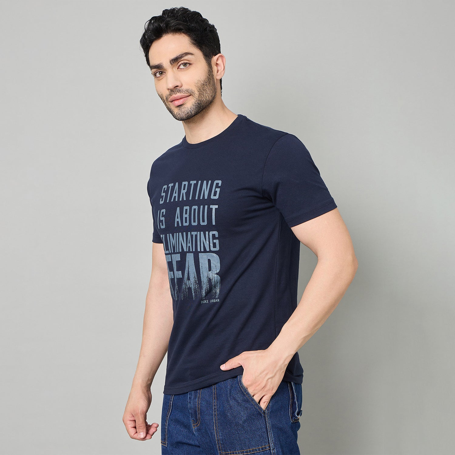 Duke Urban Men Half Sleeve Cotton Tshirt- Pack of 3  (SDVP41)