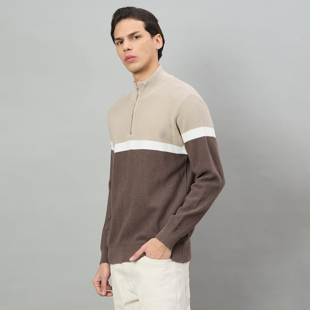 Duke Urban Men Half Sleeve Regular Sweater (SDS2382)