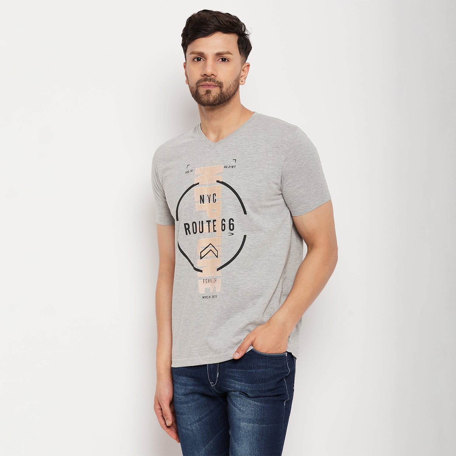 Duke Stardust Men Half Sleeve Cotton T-shirt (1102)