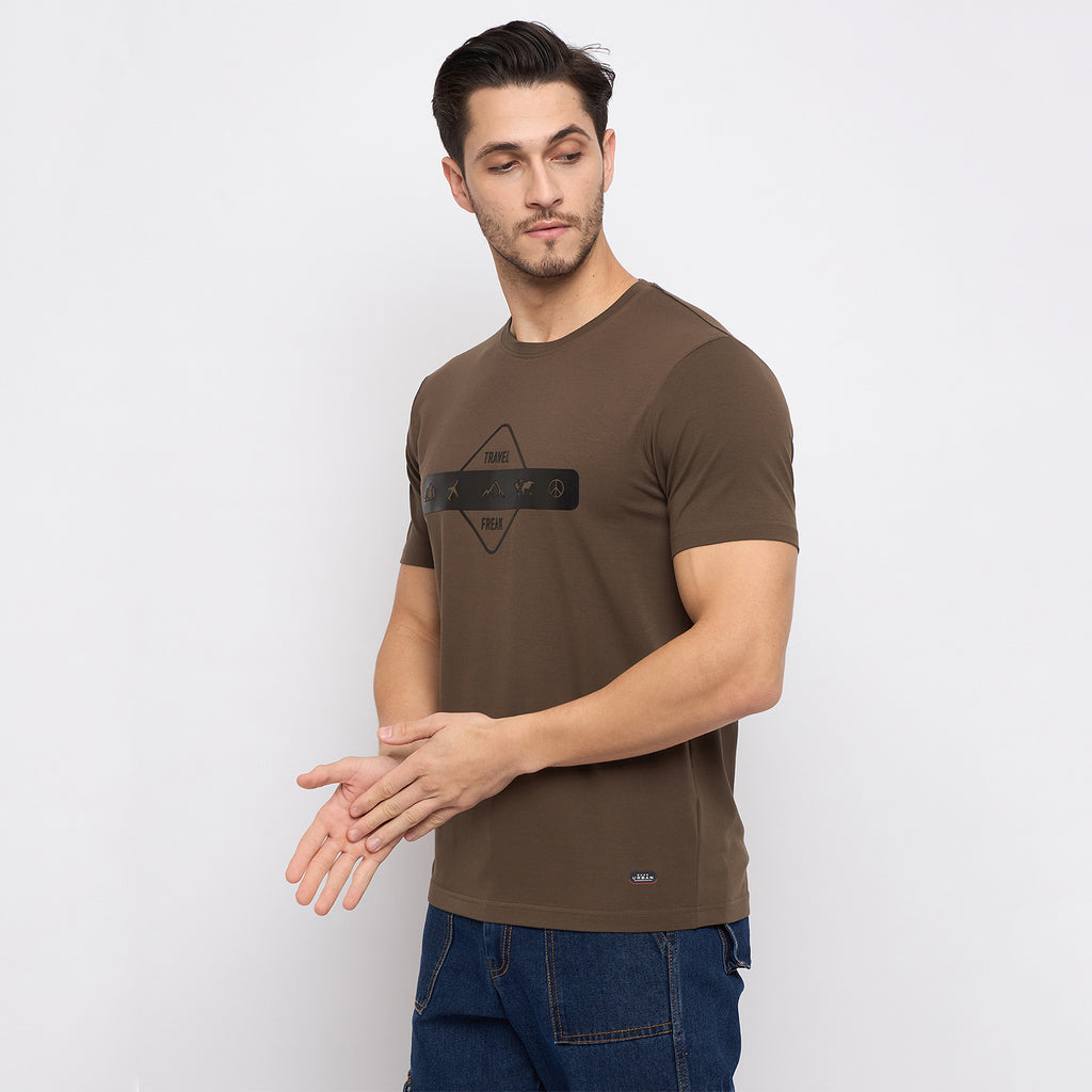 Duke Urban Men Half Sleeve Cotton T-shirt (LF7296)