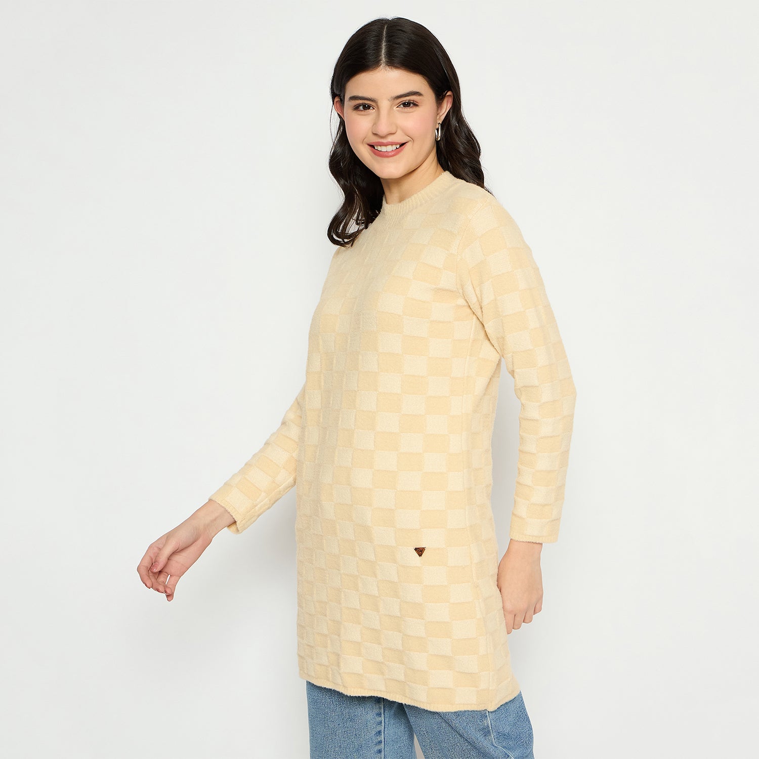 Duke Urban Women Full Sleeve Round Neck Sweater (SDS1256C)