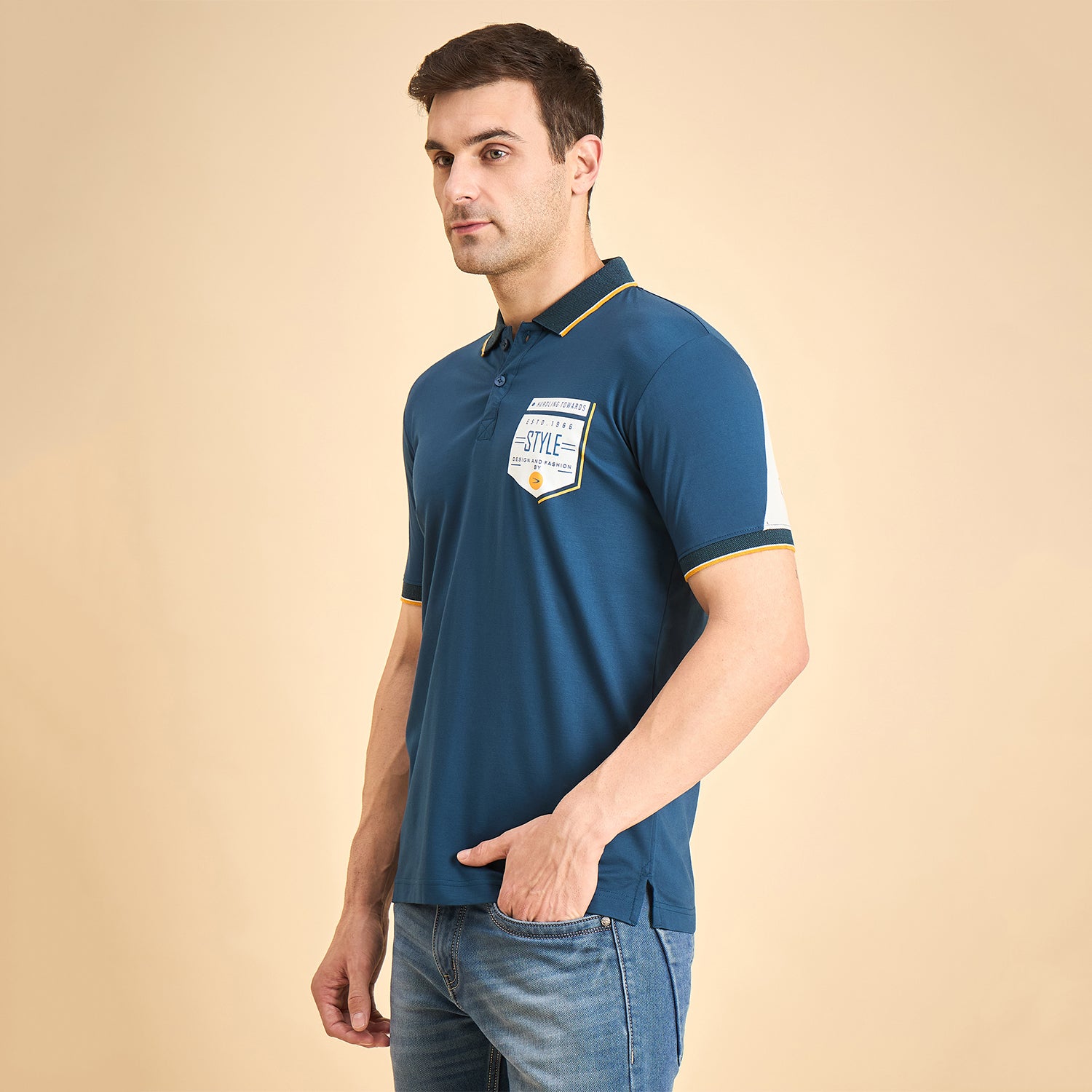 Duke Urban Men Half Sleeve Cotton Polo Tshirt (ON3051)