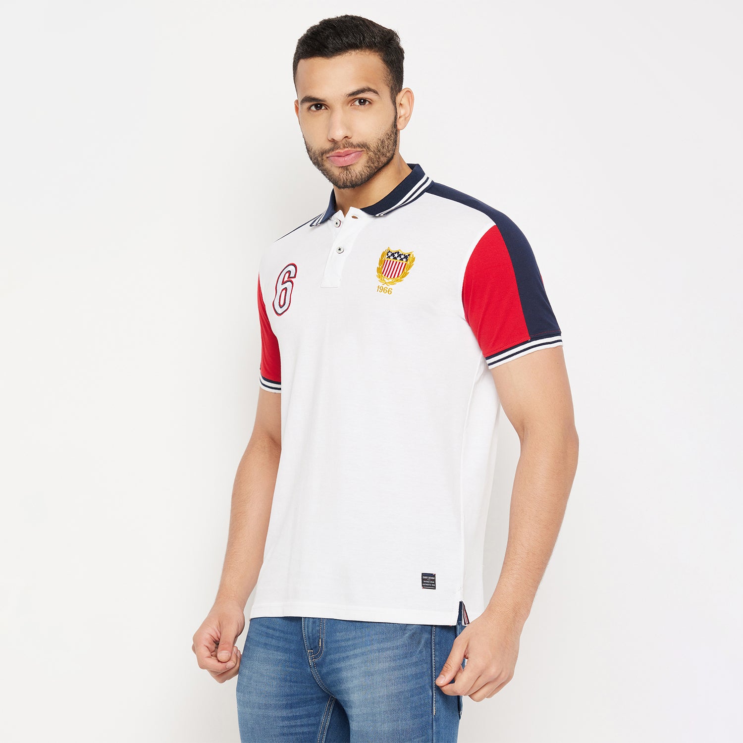 Duke Stardust Men Half Sleeve Polo Neck Cotton T-shirt (3965)