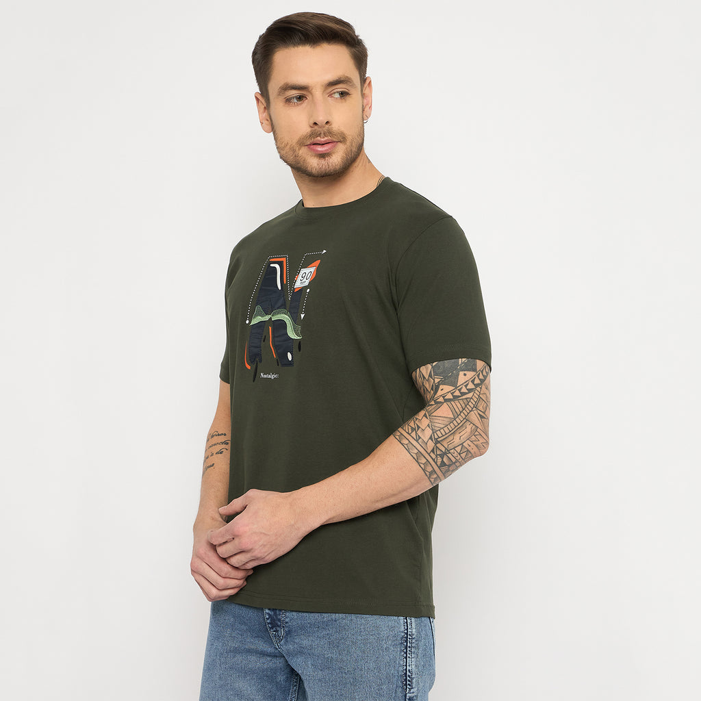 Duke Urban Men Half Sleeve Cotton Tshirt (LF7439)