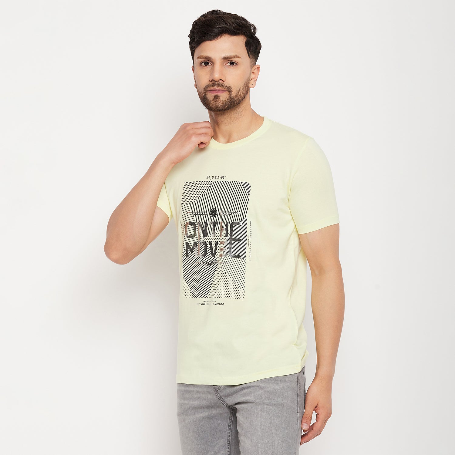 Duke Stardust Men Half Sleeve Cotton T-shirt (1030)