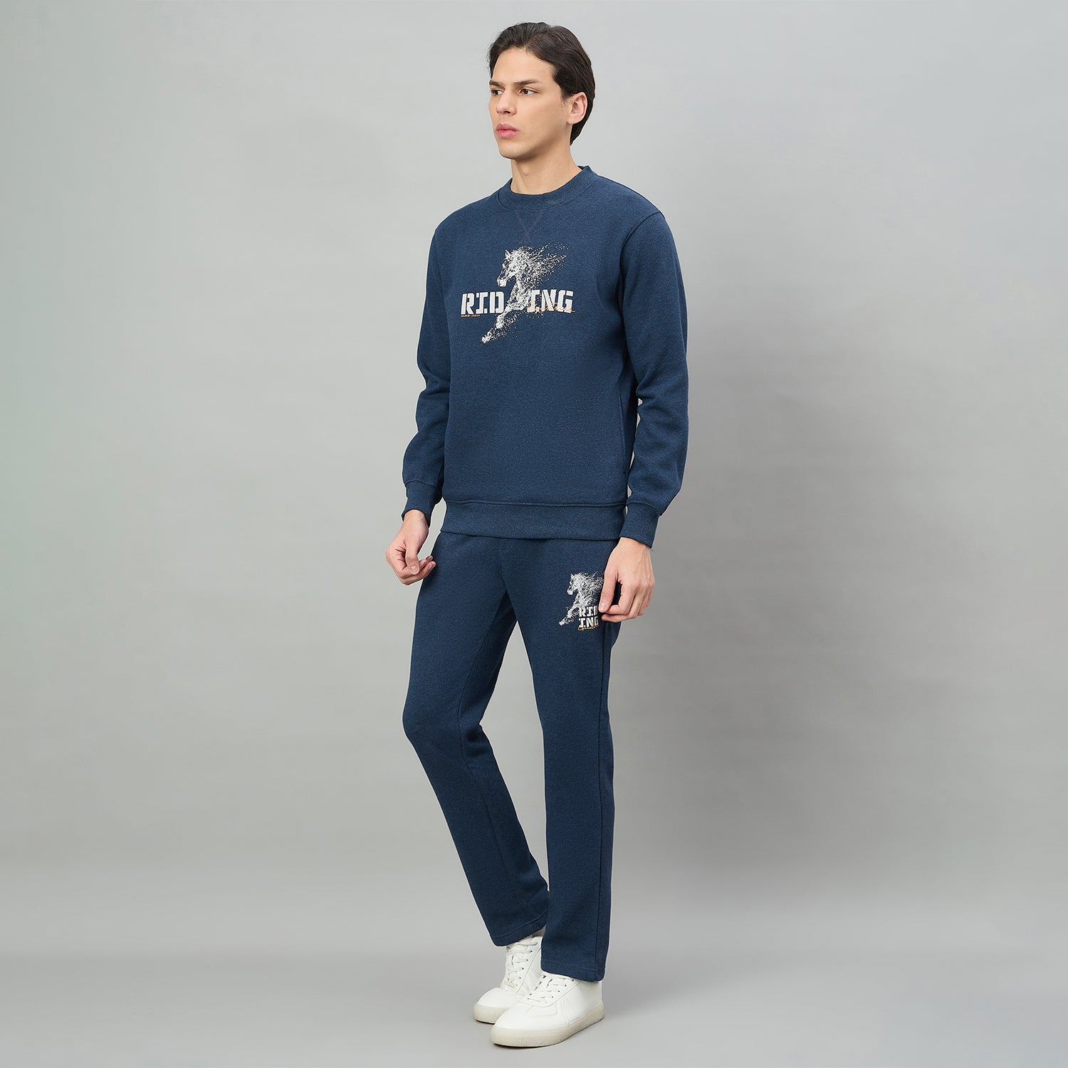 Duke Urban Men Round Neck Full Sleeve Regular Tracksuit (LF6054)