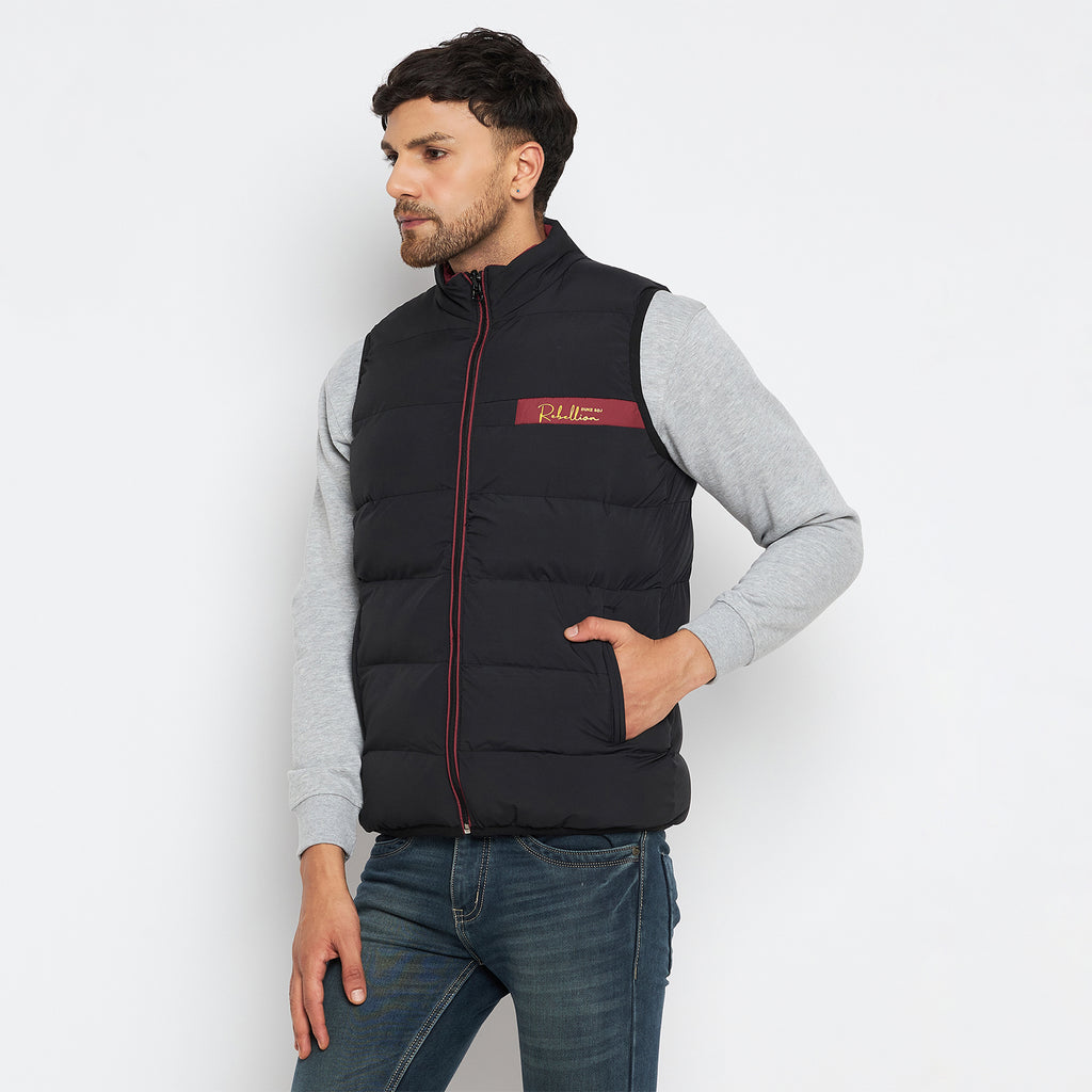 Duke Urban Men Sleeveless Reversible Jacket (SDZ1872)