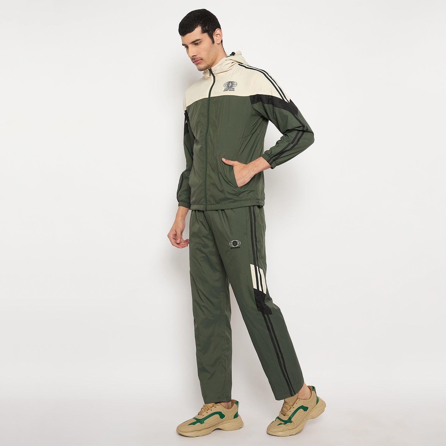 Duke Urban Men Full Sleeve Hooded Tracksuit (SDZ3199)