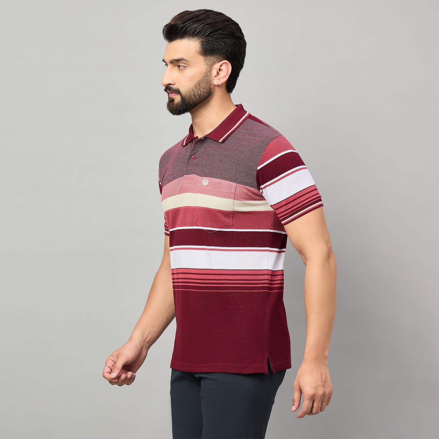 Duke Urban Men Half Sleeve Polo Cotton Tshirt (LF7463)