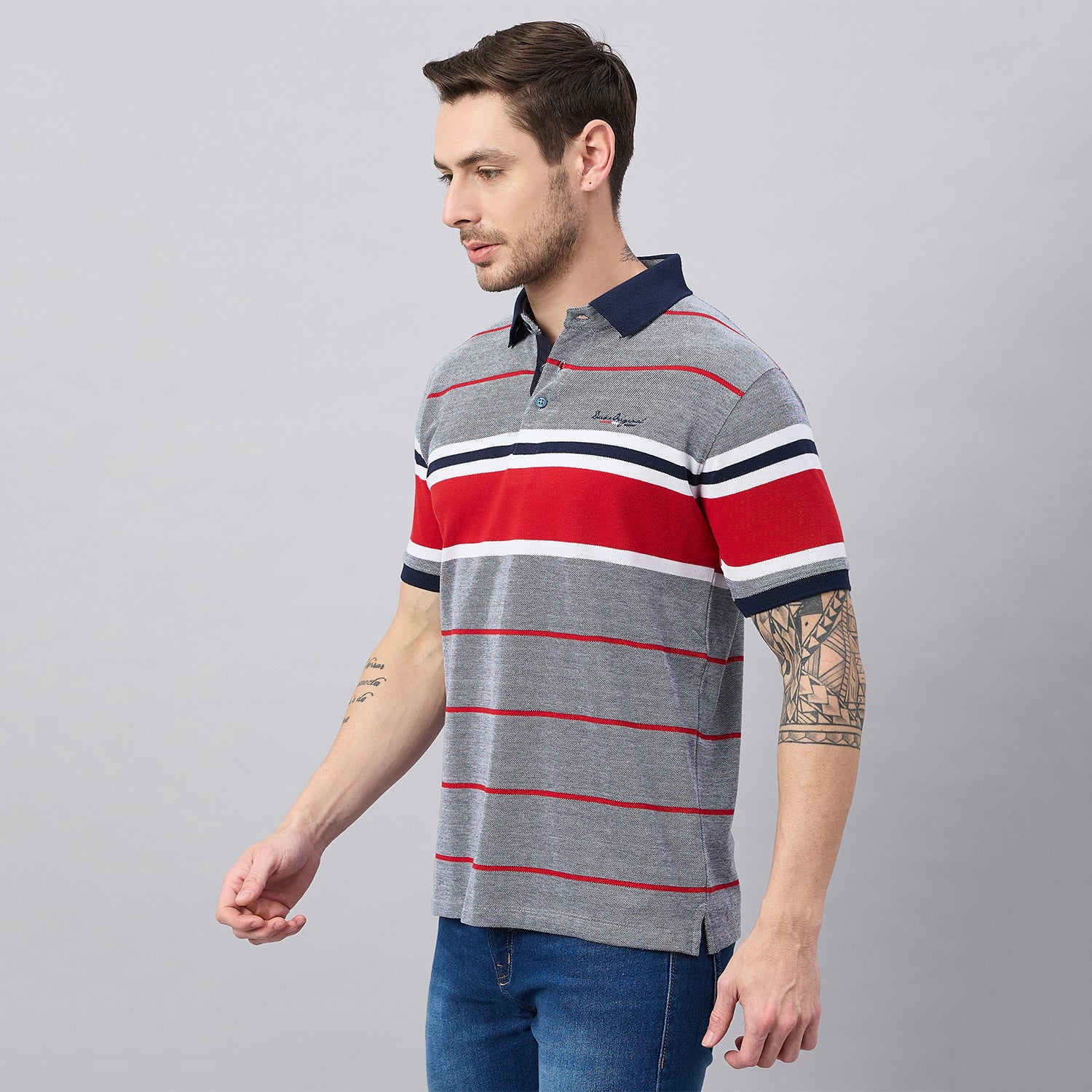 Duke Urban Men Half Sleeve Cotton Polo Tshirt (ON2090)