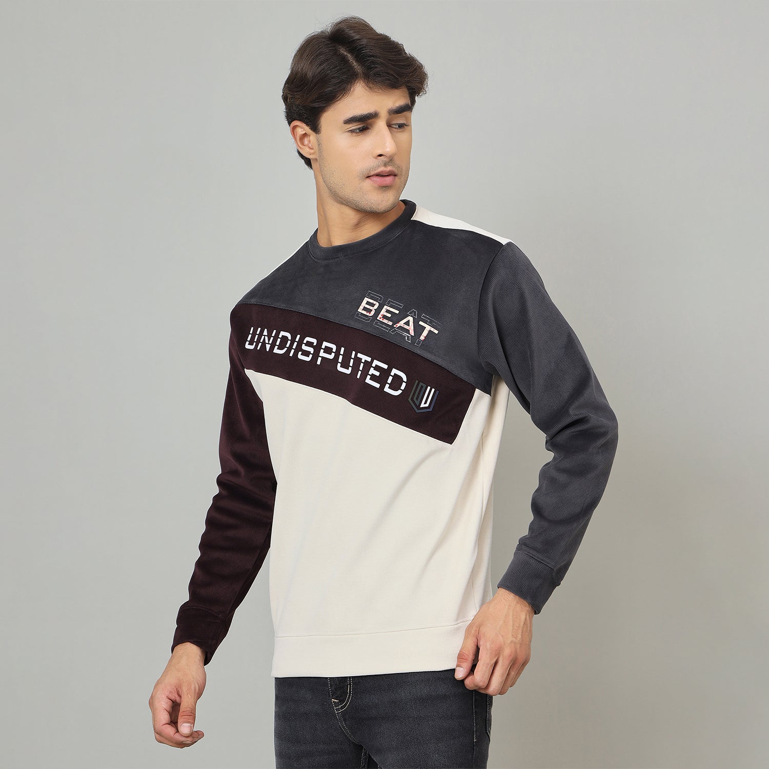 Duke Urban Men Round Neck Regular Sweatshirt (LF6442)