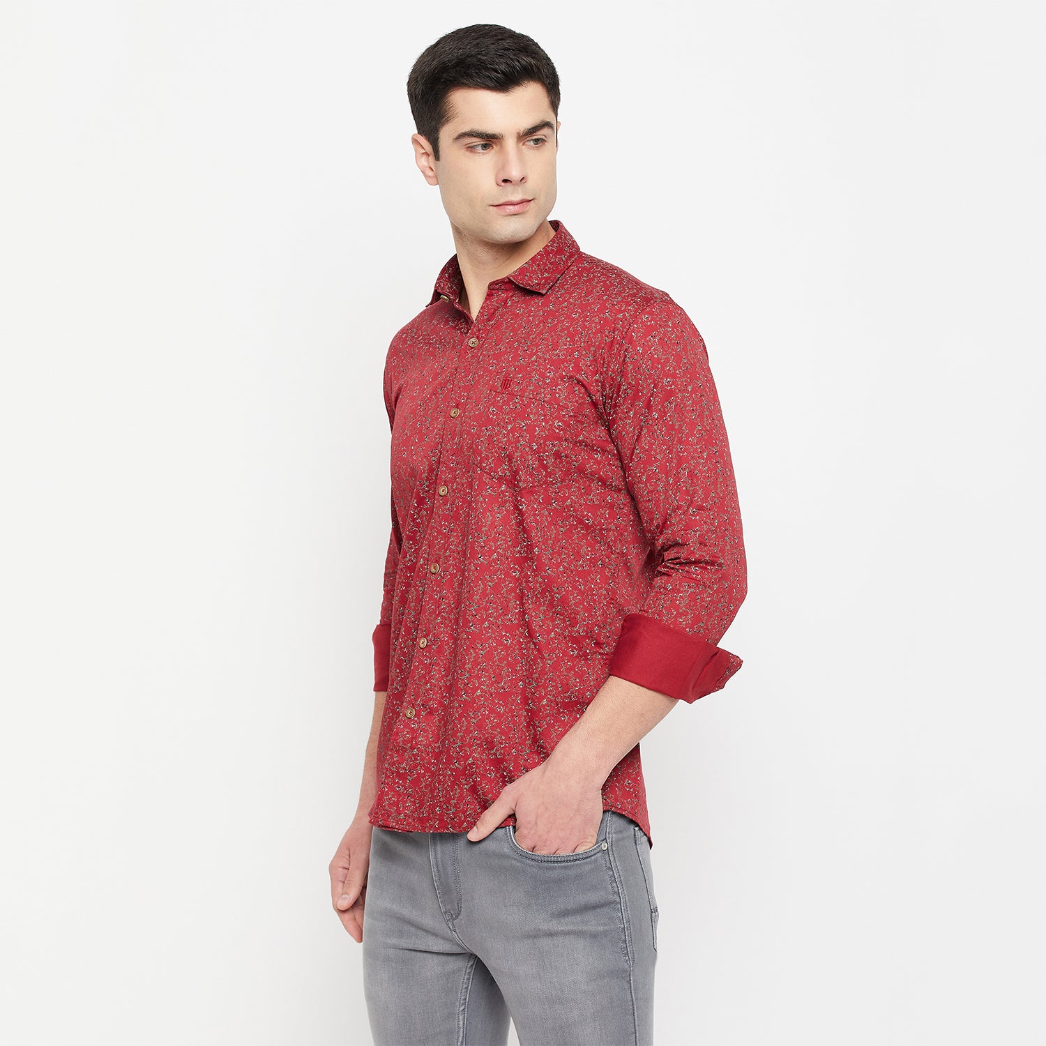 Duke Urban Men Full Sleeve Cotton Shirt (SDO8PRSM)