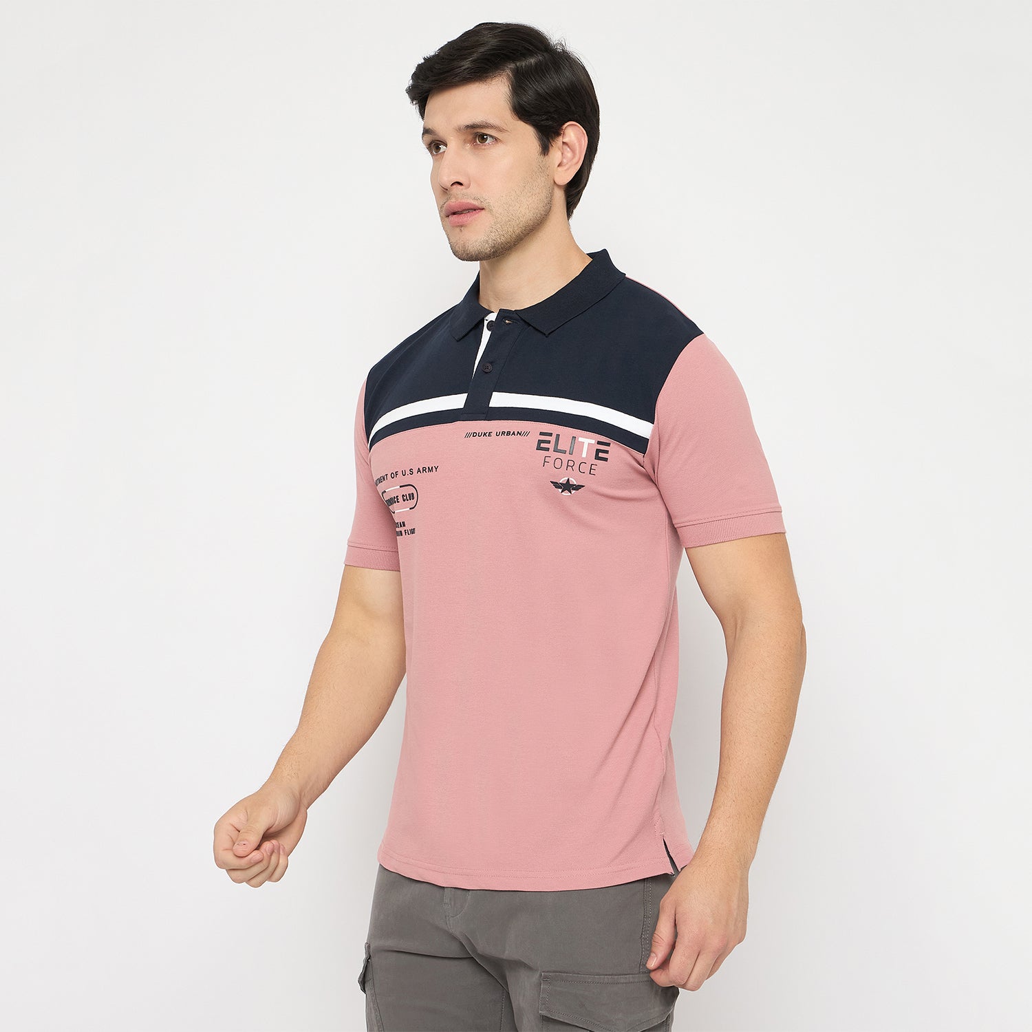 Duke Urban Men Half Sleeve Cotton Tshirt (LF7169)