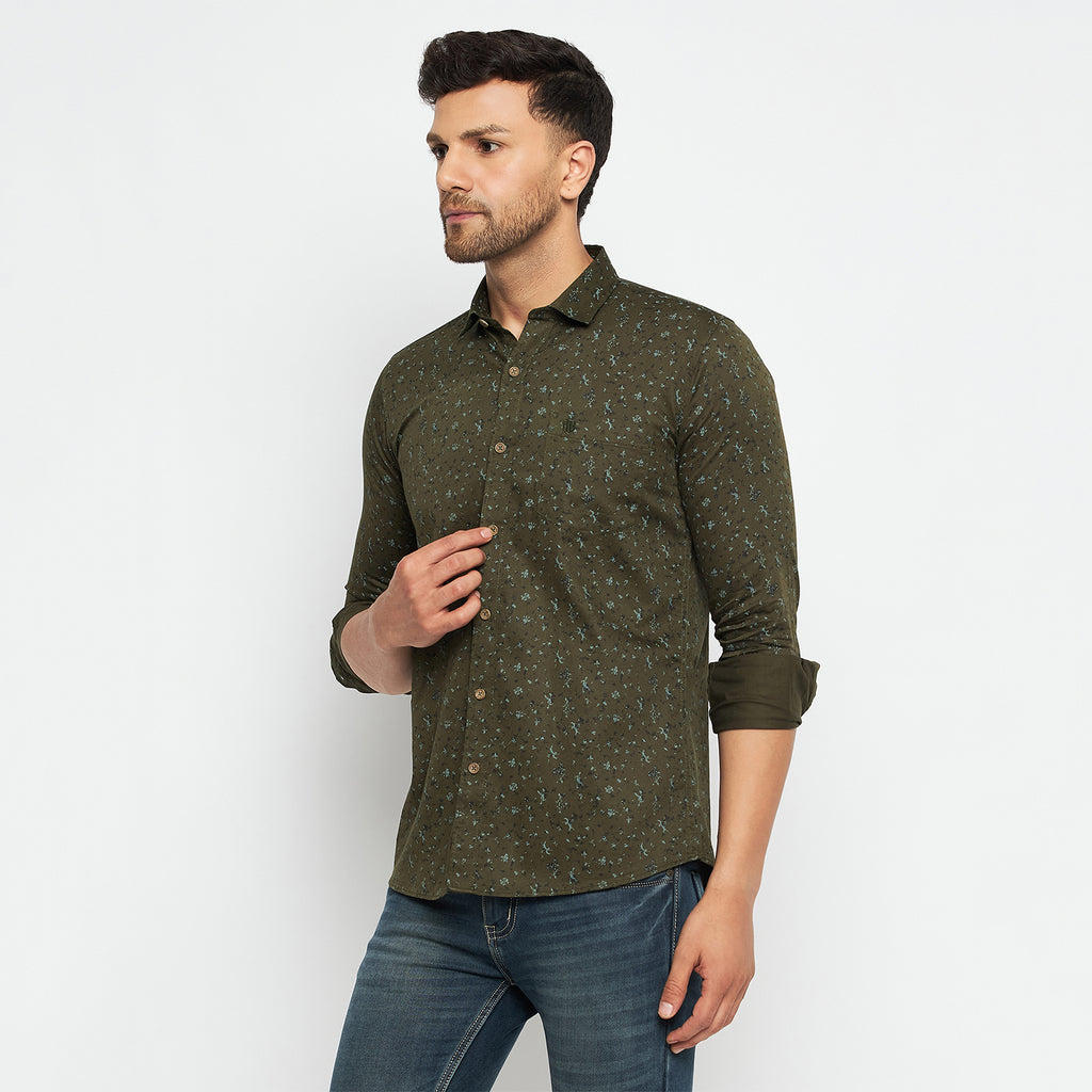 Duke Stardust Men Full Sleeve Cotton Shirts (SDO8PRSL)