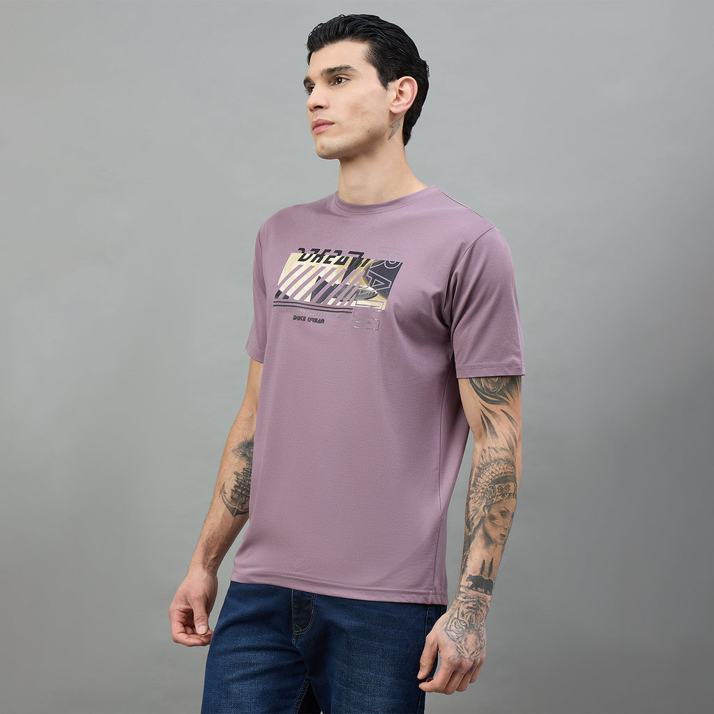 Duke  Urban Men Round Neck Half Sleeve Slim T-Shirt (LF7520)