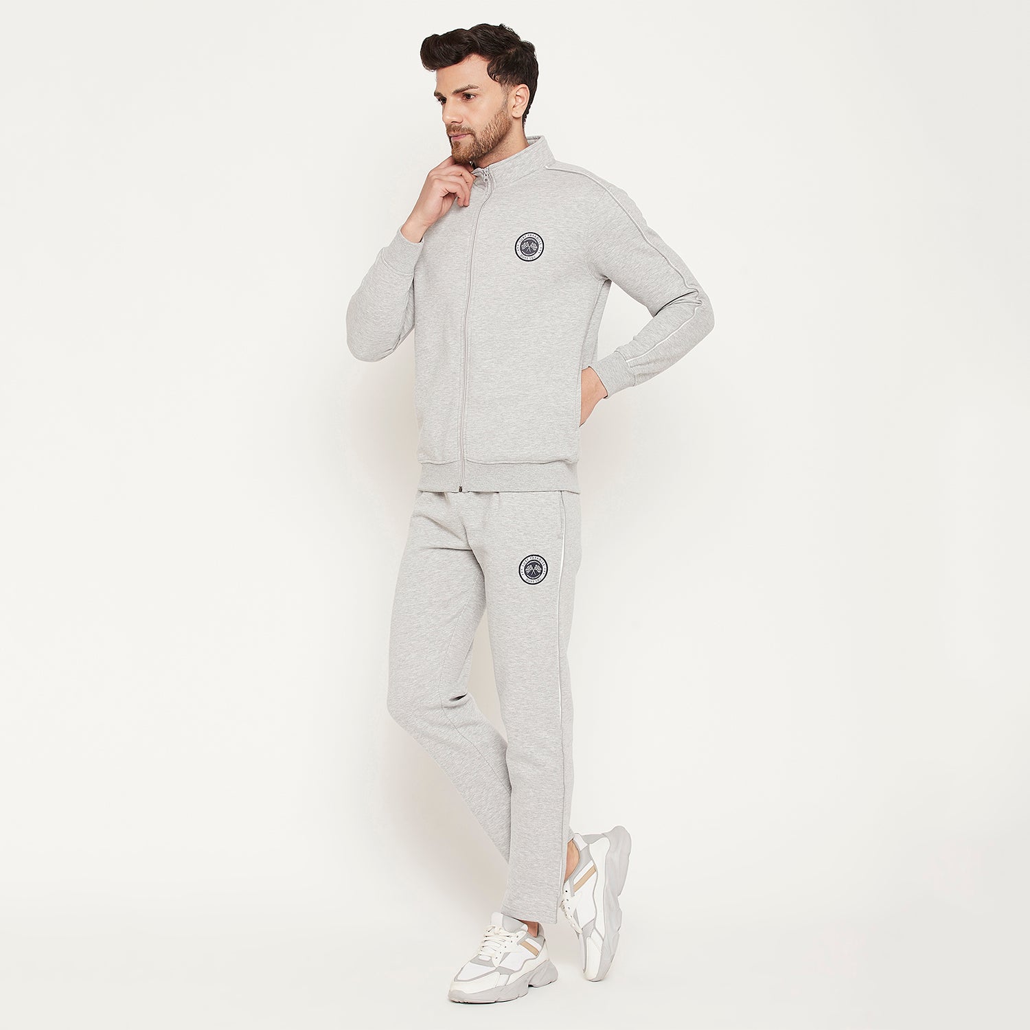 Duke Urban Men Solid Zipper Tracksuit (LF6030)