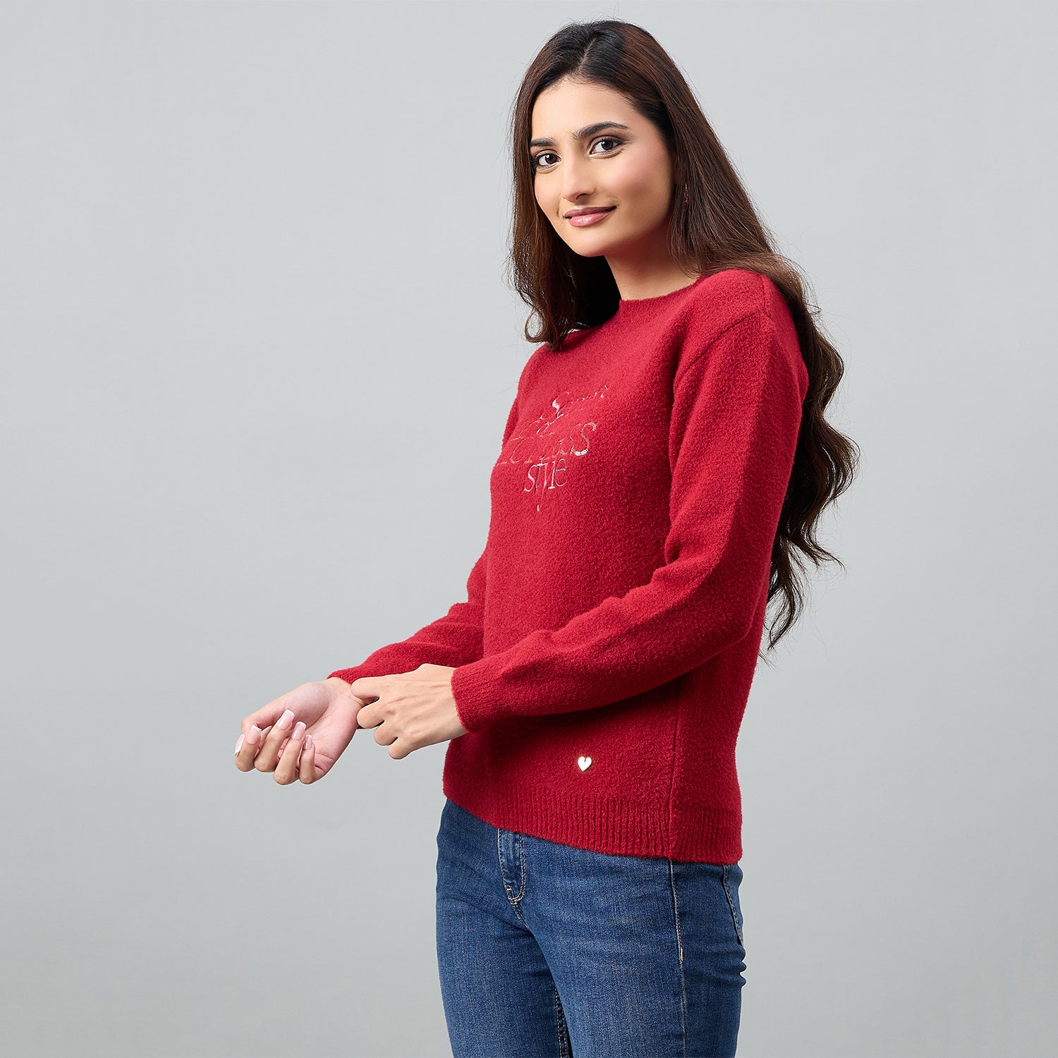 Duke Urban Women Full Sleeve RoundNeck Pullover (SDS1408)