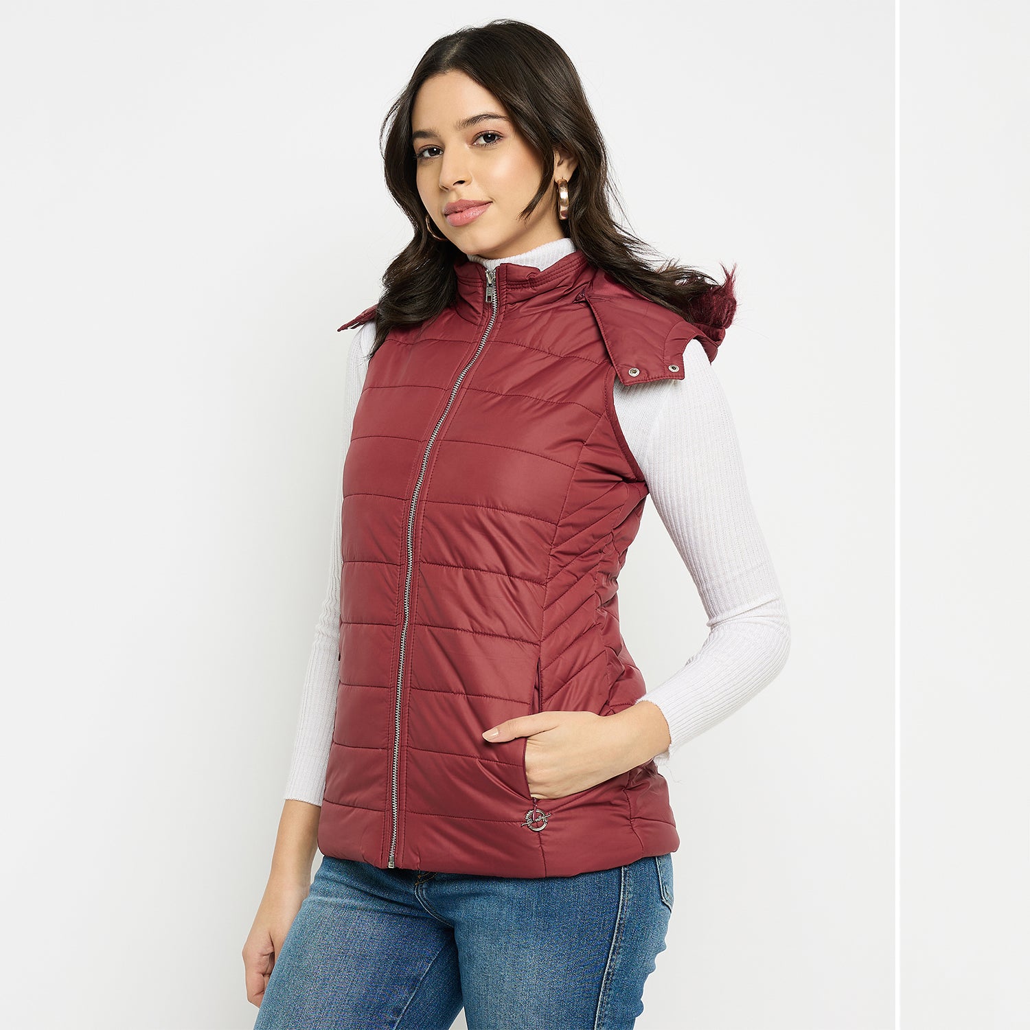 Duke Urban Women Sleeveless Jacket (SDZ4061)