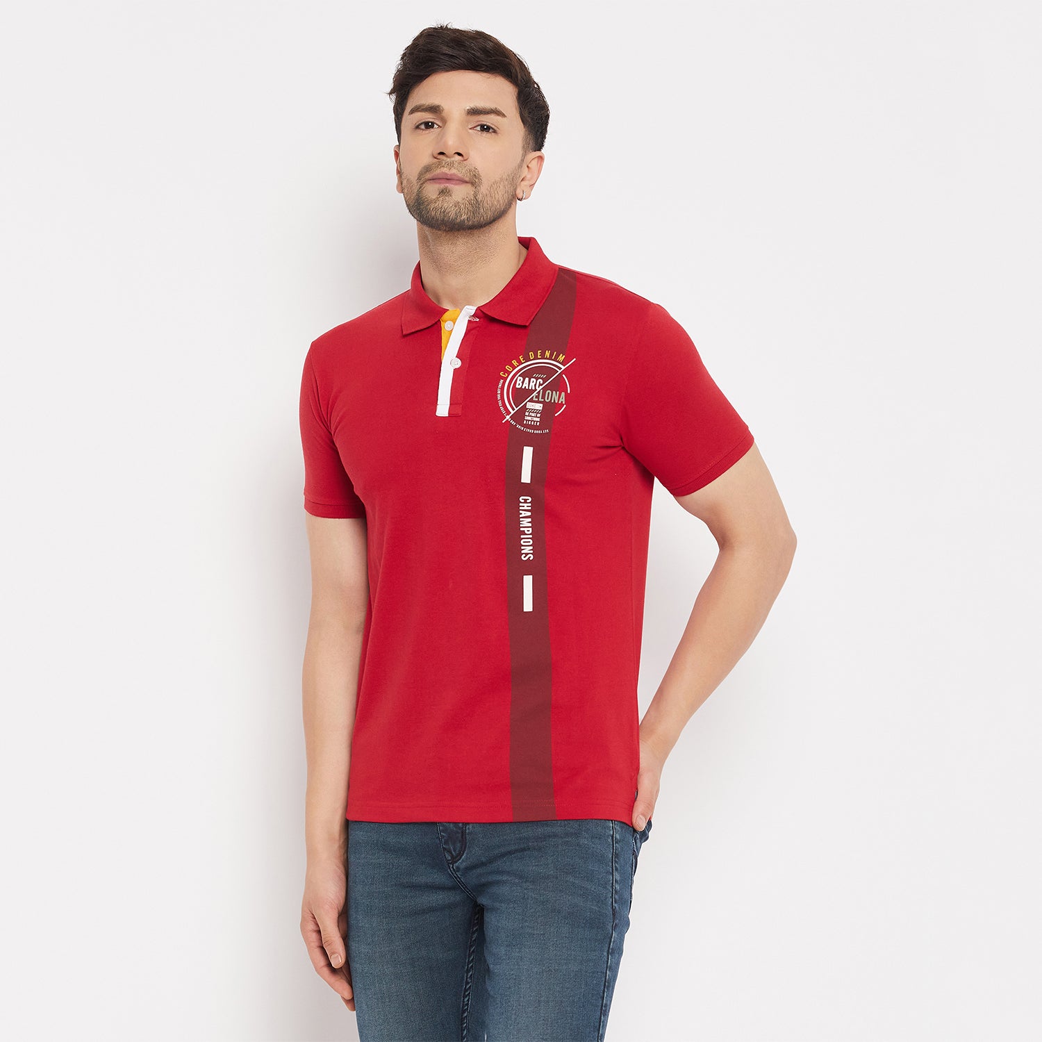 Duke Urban Men Half Sleeve Cotton T-shirt (MLF1130)