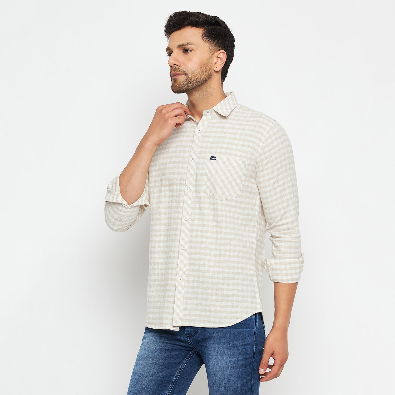 Duke Stardust Men Full Sleeve Cotton Shirts (SDO8976)