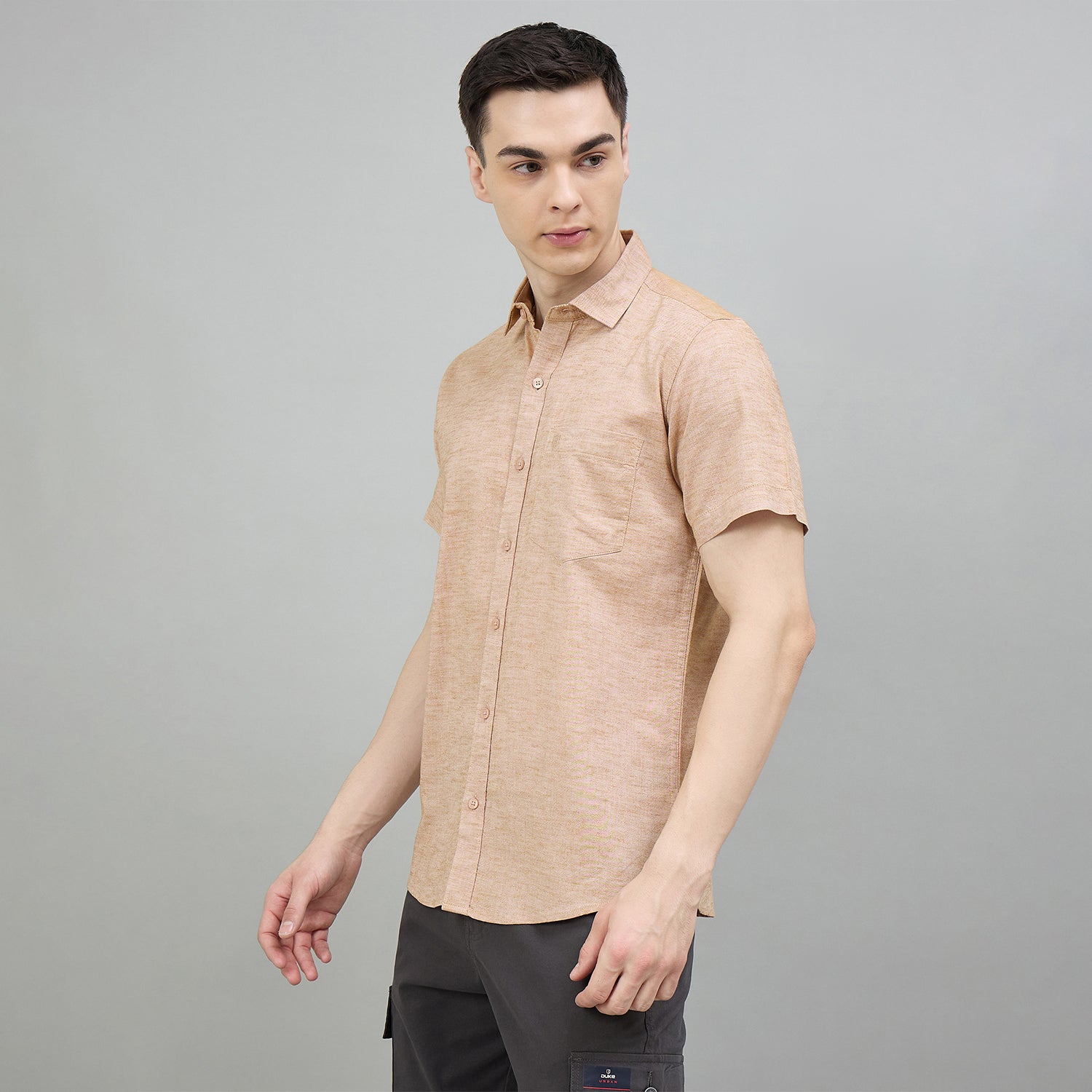 Duke Urban Men Short Style Casual Half Sleeve Shirt (SDO4PLCC)