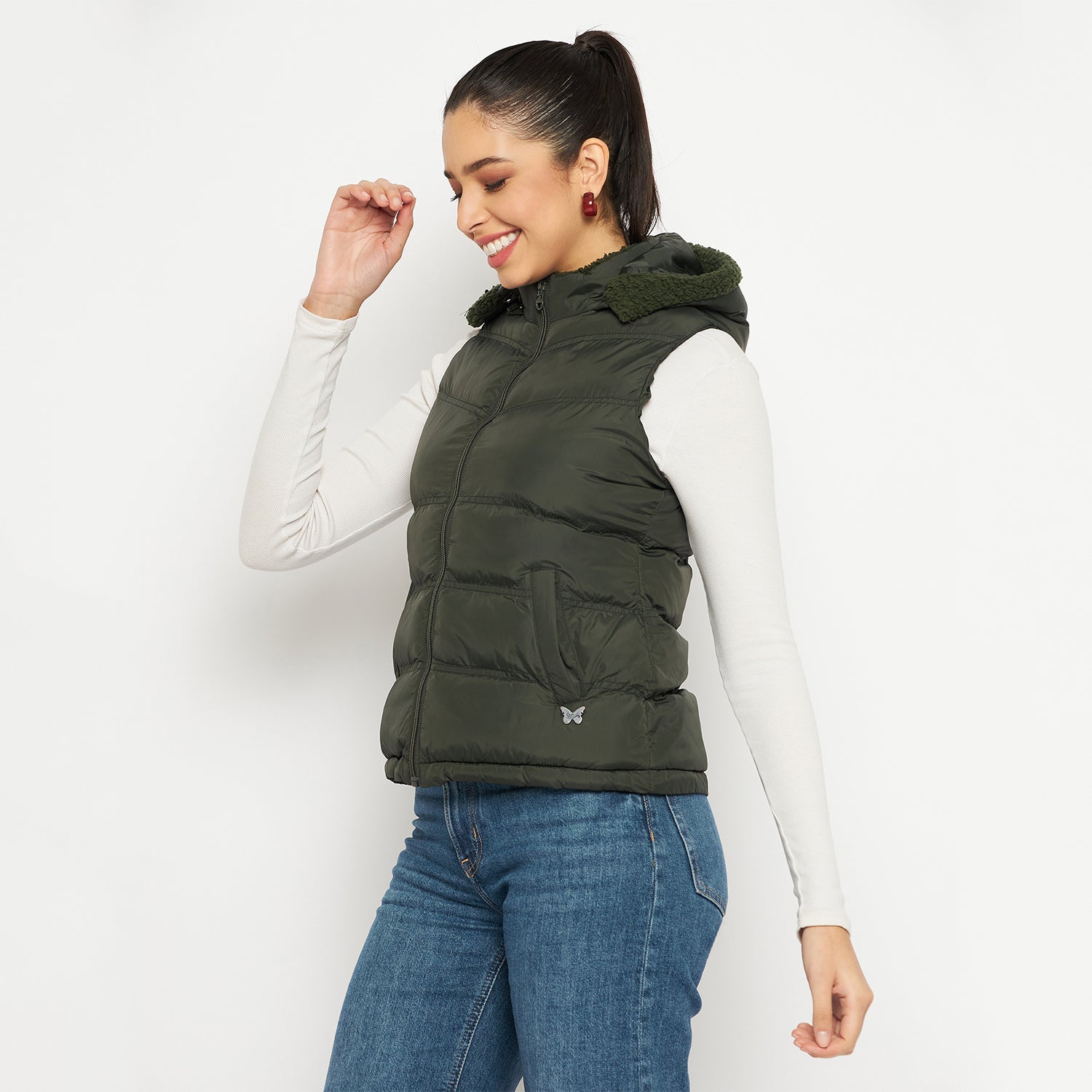 Duke Urban Women Sleeveless Jacket (SDZ4043)