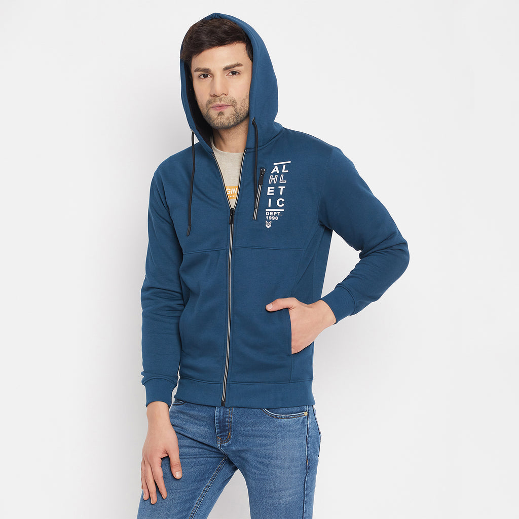 Duke Urban Men Hooded Zipper Sweatshirt (LF6261)